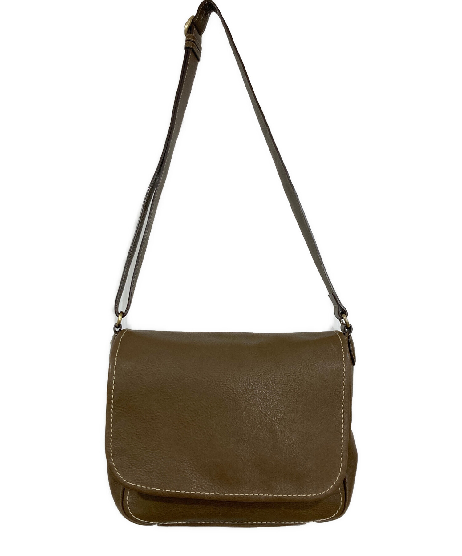 中古・古着通販】土屋鞄 (ツチヤカバン) トーンオイルヌメ ショルダー