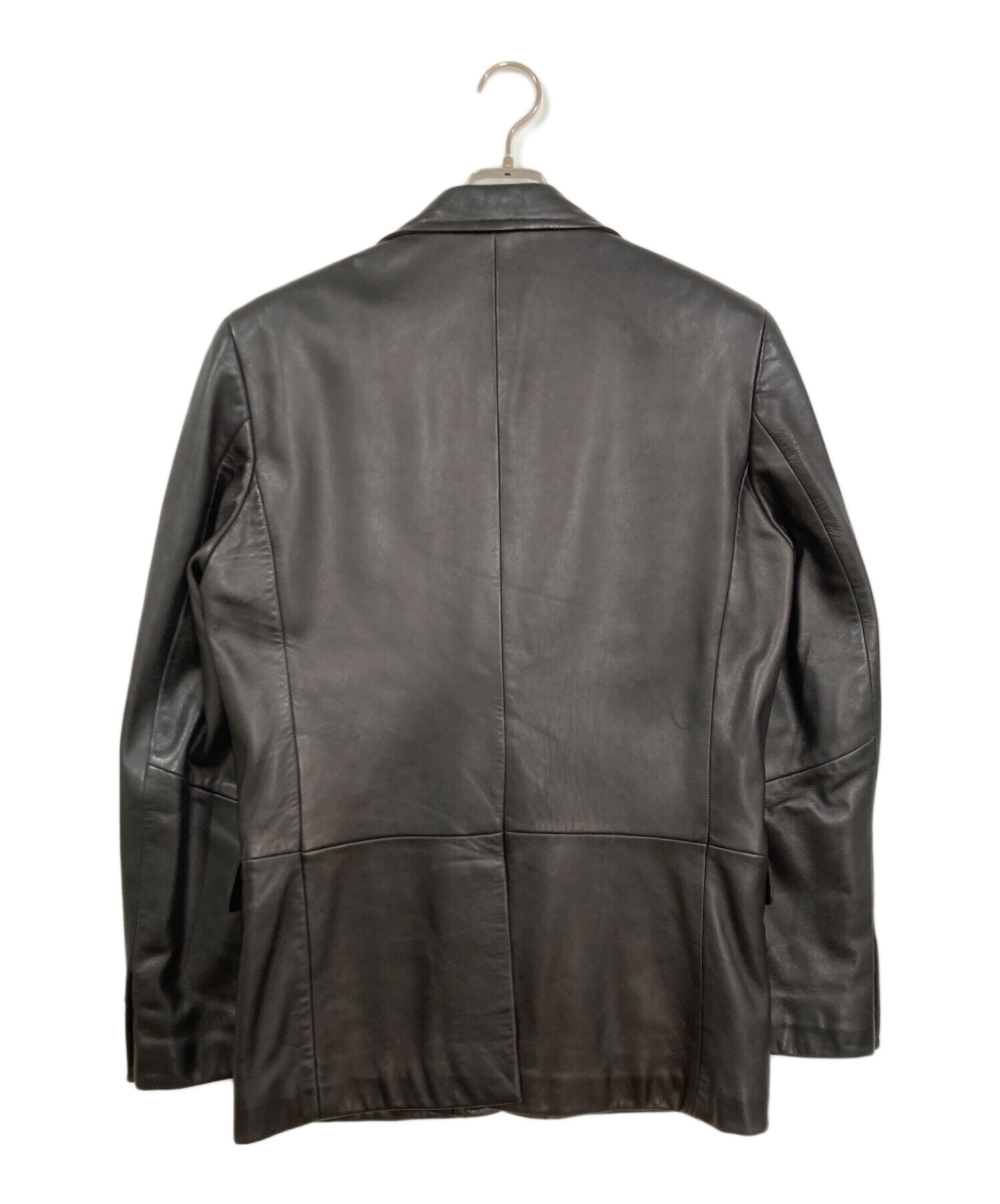 中古・古着通販】BOSS HUGO BOSS (ボス ヒューゴボス) ラムレザー 