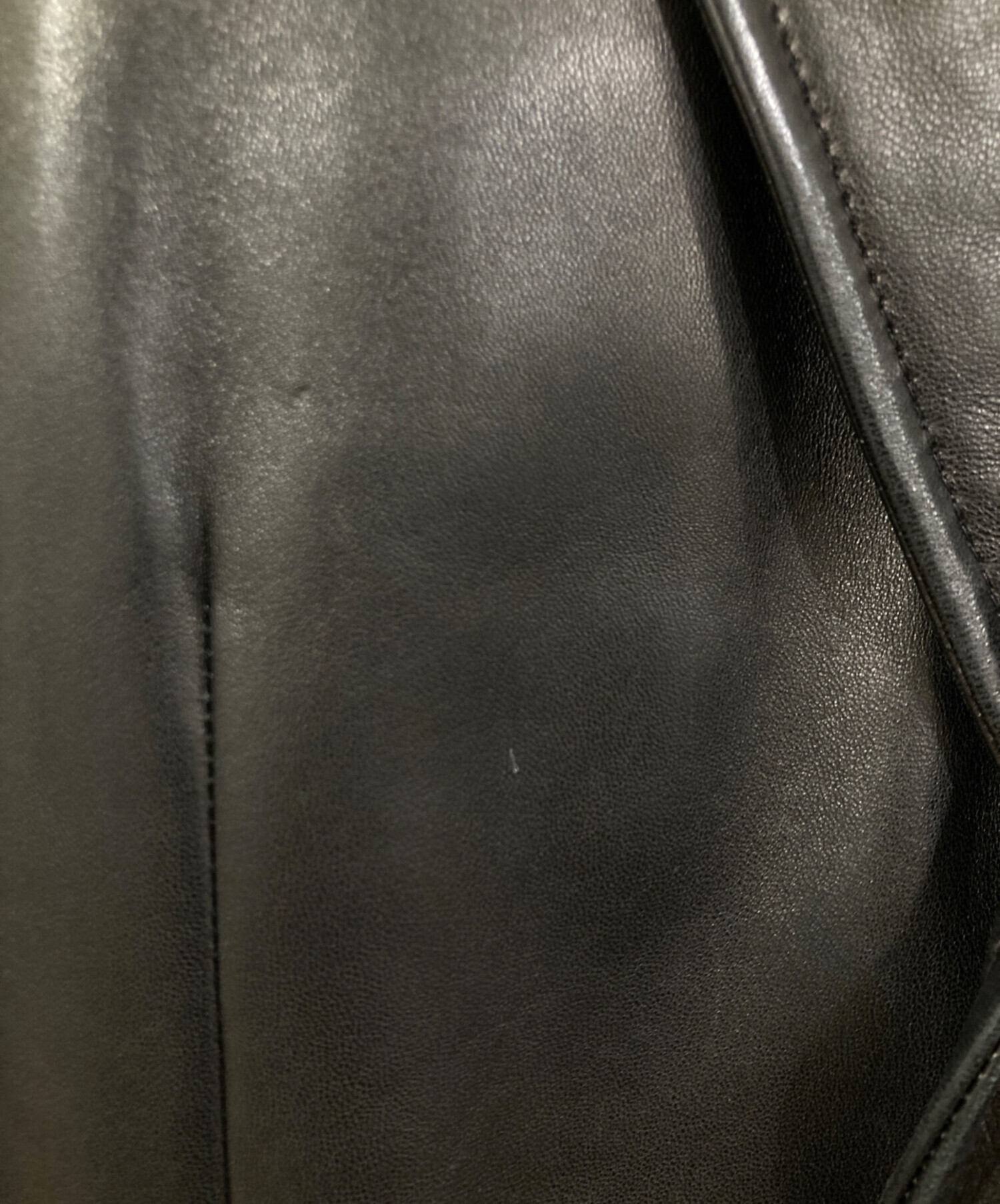 中古・古着通販】BOSS HUGO BOSS (ボス ヒューゴボス) ラムレザー 
