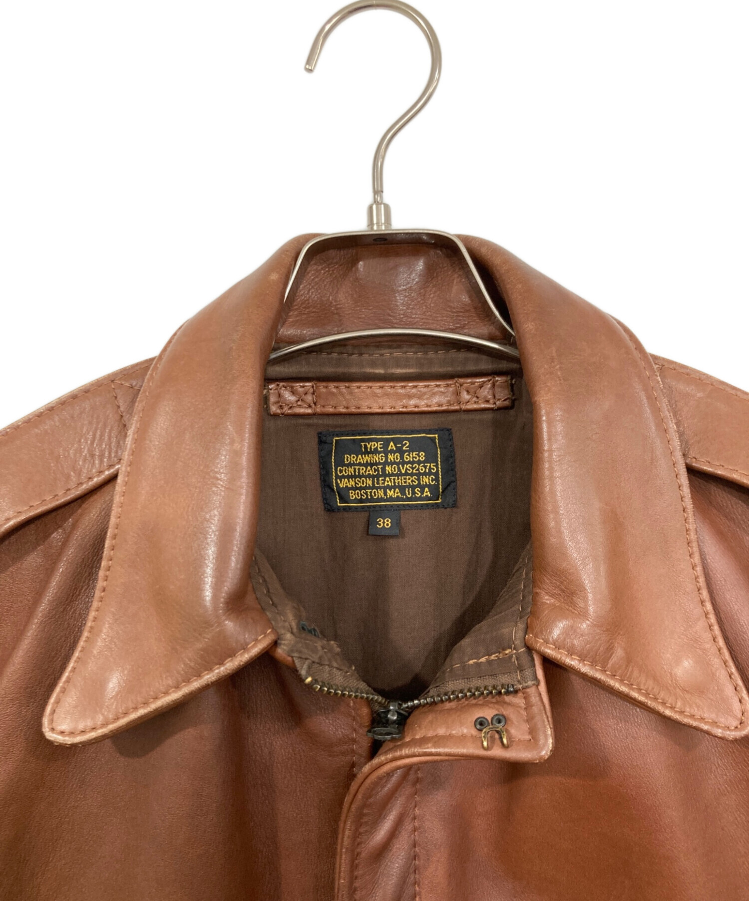 馬革 SIZE40 VANSON ライダースジャケット USA製 2way 茶 馬革 SIZE40 VANSON ライダースジャケット USA製 2way 茶 - メルカリ