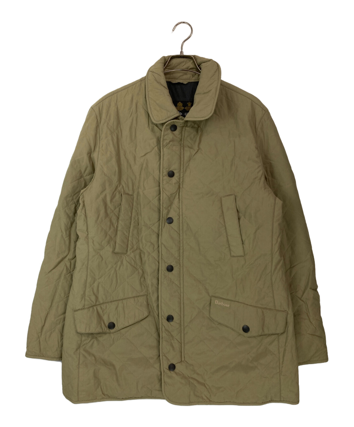 【レア】Barbour×Norton&Sons キルティングコート　サイズL 中古・古着通販】Barbour (バブアー) キルティングコート ベージュ