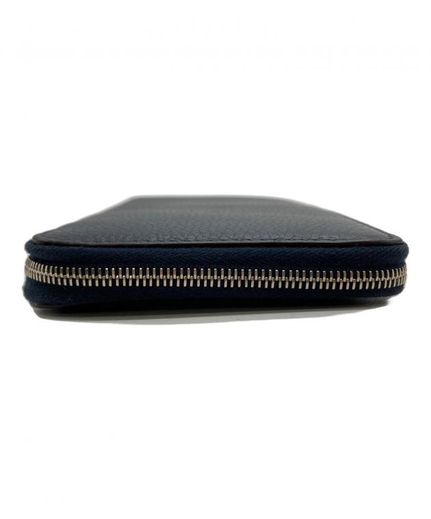 CELINE セリーヌ 長財布 中古 フィービーファイロ　青黒 ジップ 中古・古着通販】CELINE (セリーヌ) 長財布 ブラック｜ブランド・古着