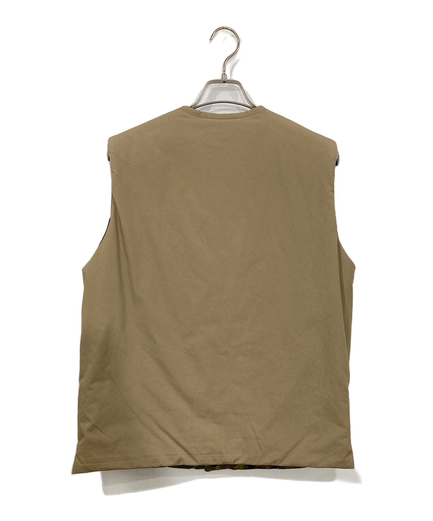 中古・古着通販】orSlow (オアスロウ) リバーシブル中綿ベスト カーキ