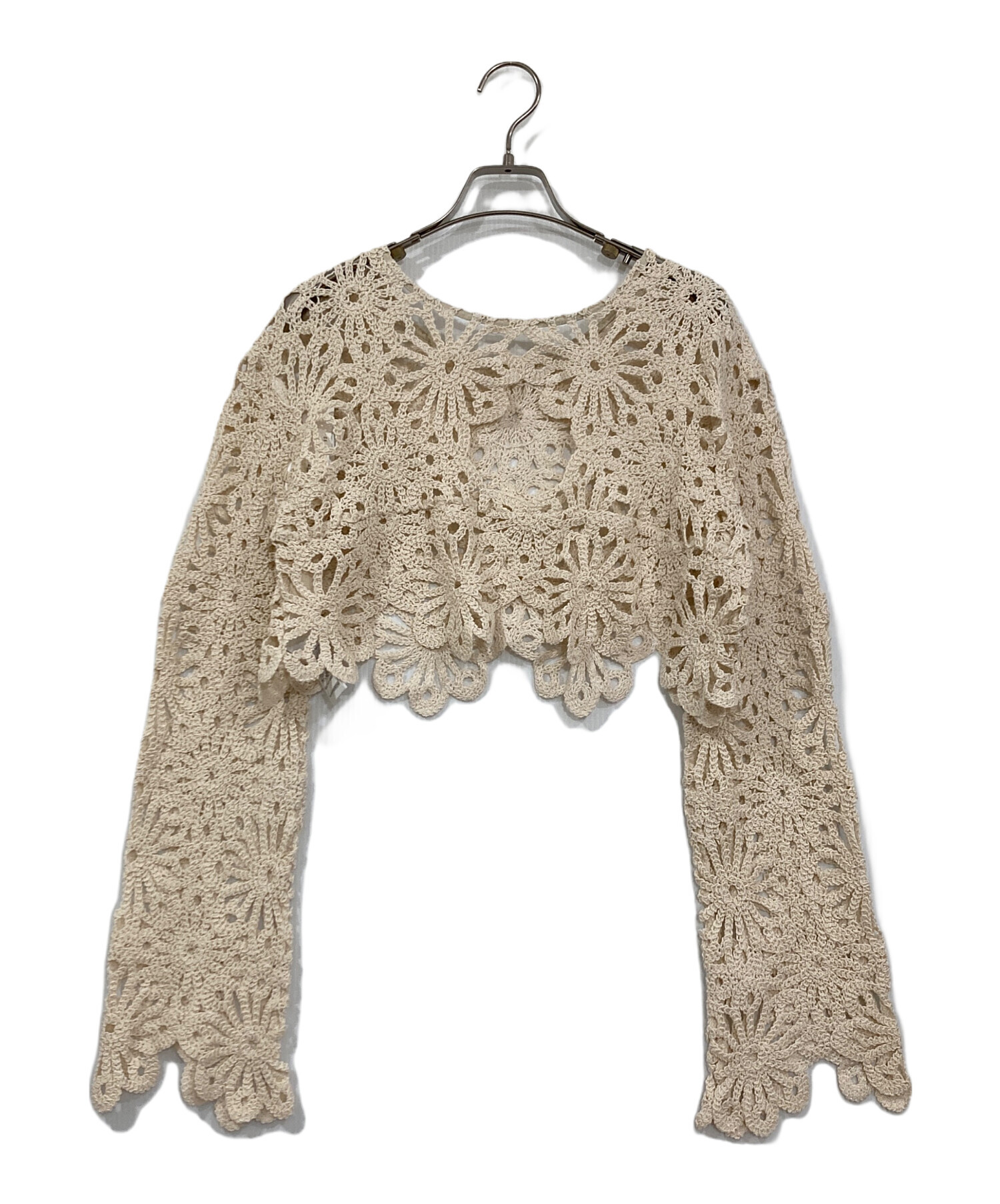 中古・古着通販】Ameri (アメリ) MEDI FLOWER SAINT LACE TOP 