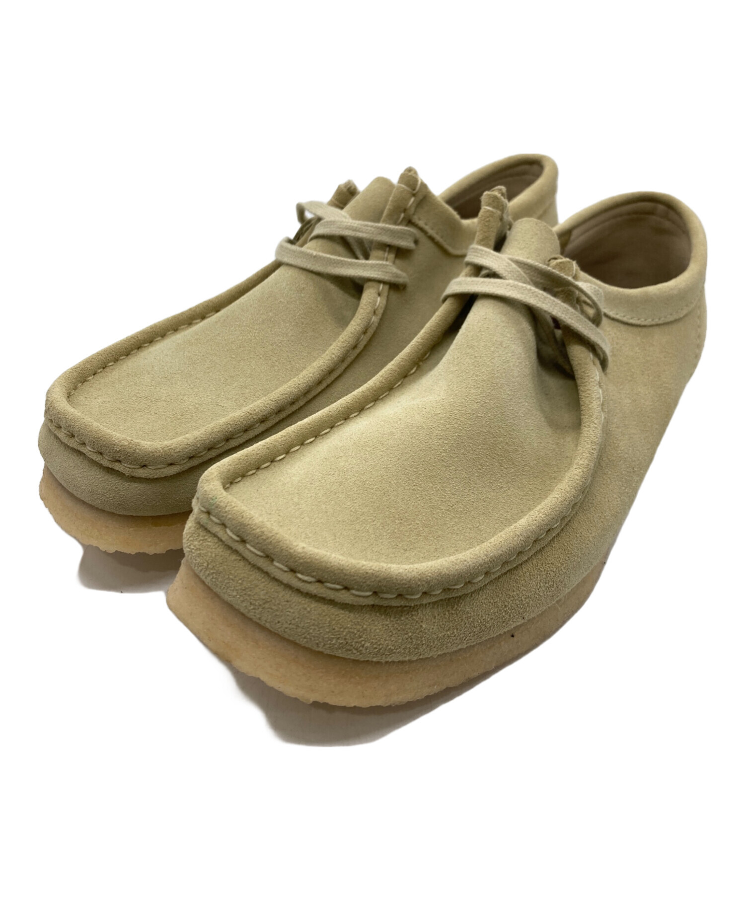 中古・古着通販】CLARKS (クラークス) ワラビーシューズ ベージュ 