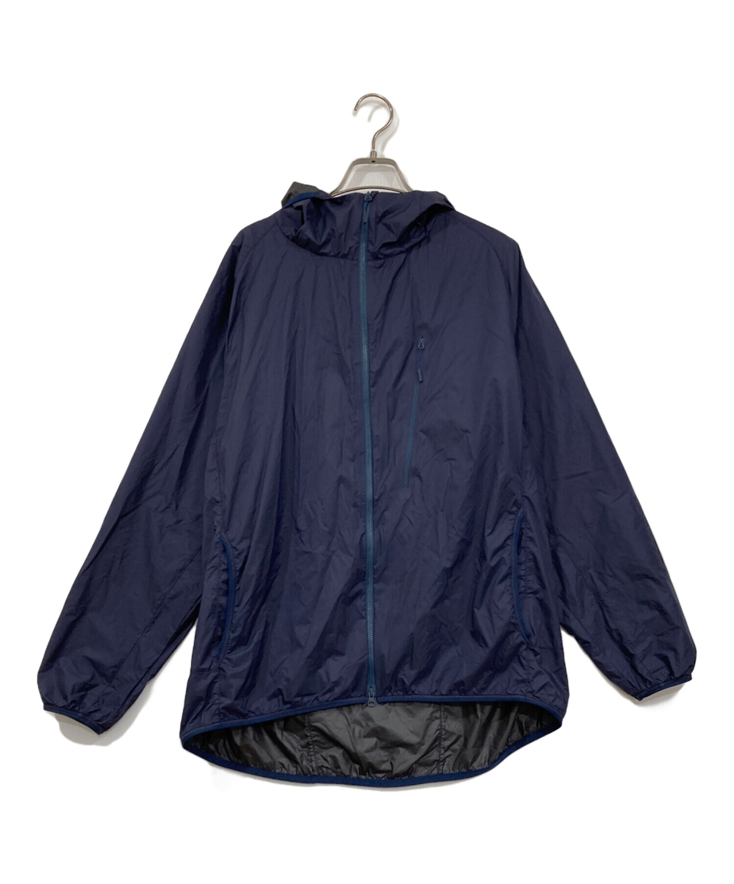 ダイワ DAIWA CORDURA PACKABLE HOODIE L ネイビー ジャケット