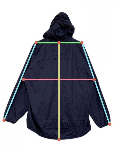 中古・古着通販】DAIWA (ダイワ) CORDURA PACKABLE HOODIE ネイビー