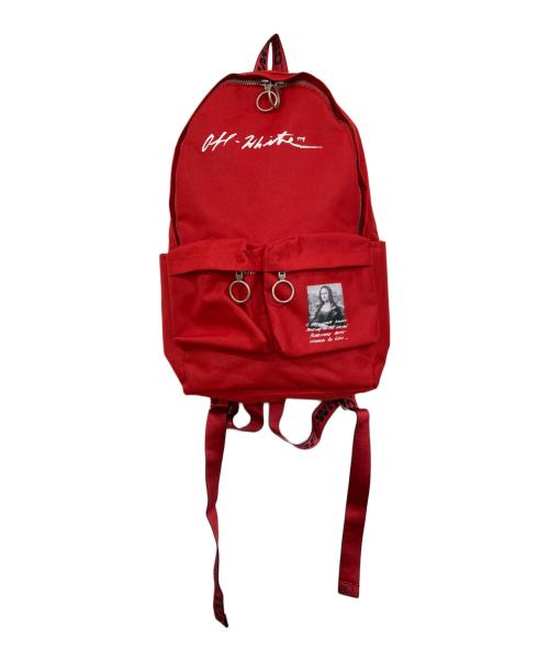 off-white バックパック 中古・古着通販】OFFWHITE (オフホワイト) Quote Backpack レッド