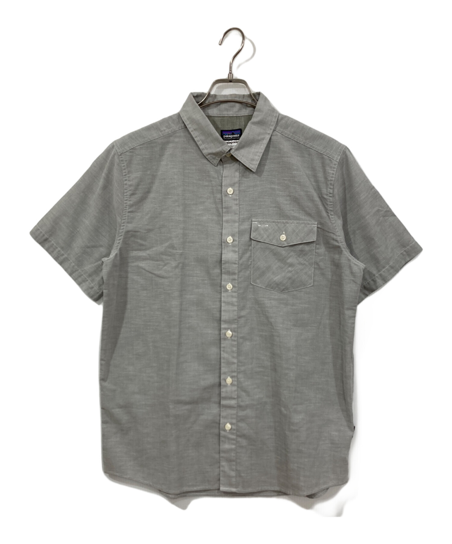 Patagonia パタゴニア 半袖シャツ グレー M 中古・古着通販】Patagonia (パタゴニア) 半袖シャツ グレー サイズ:Ⅿ
