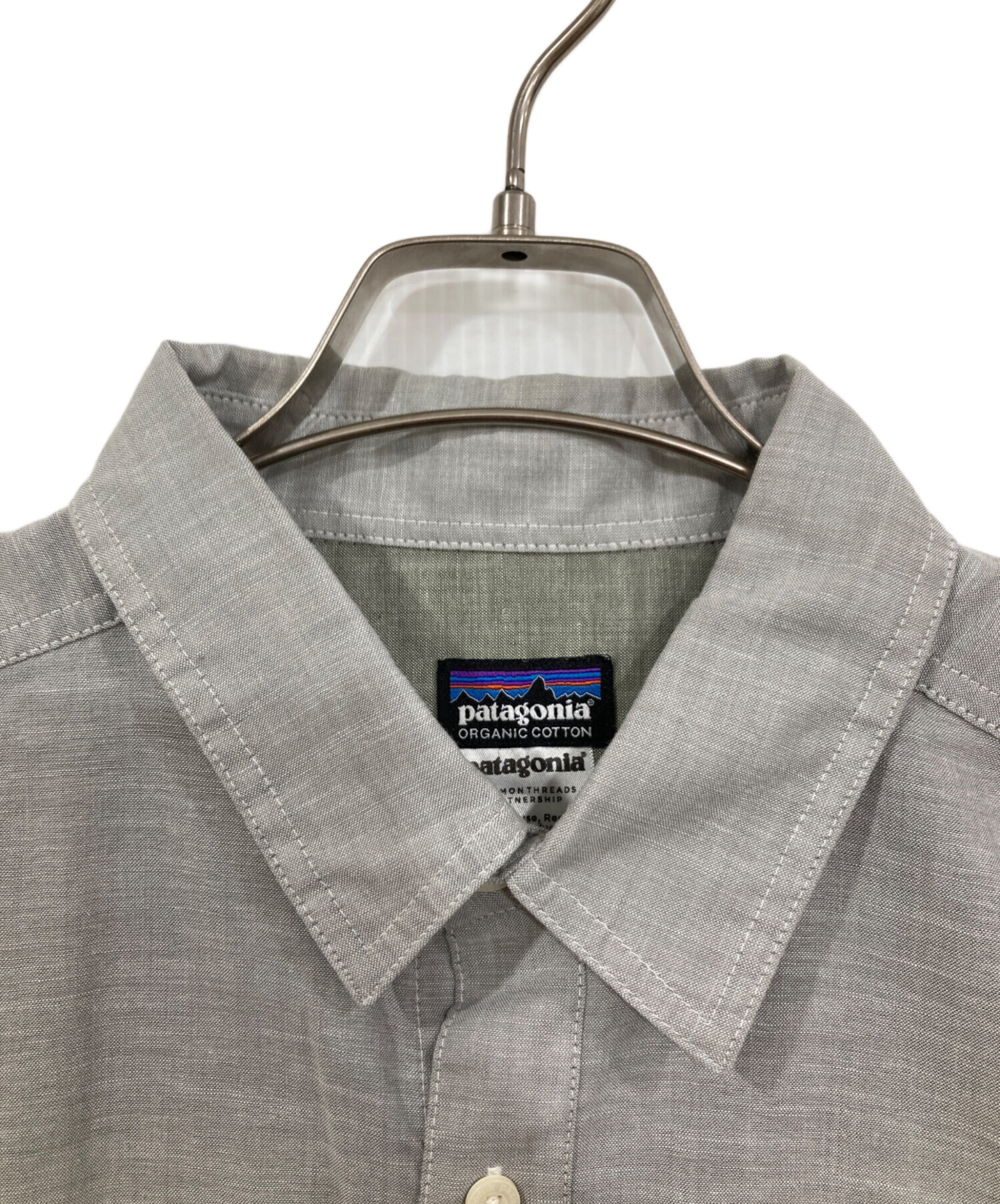 中古・古着通販】Patagonia (パタゴニア) 半袖シャツ グレー サイズ:Ⅿ