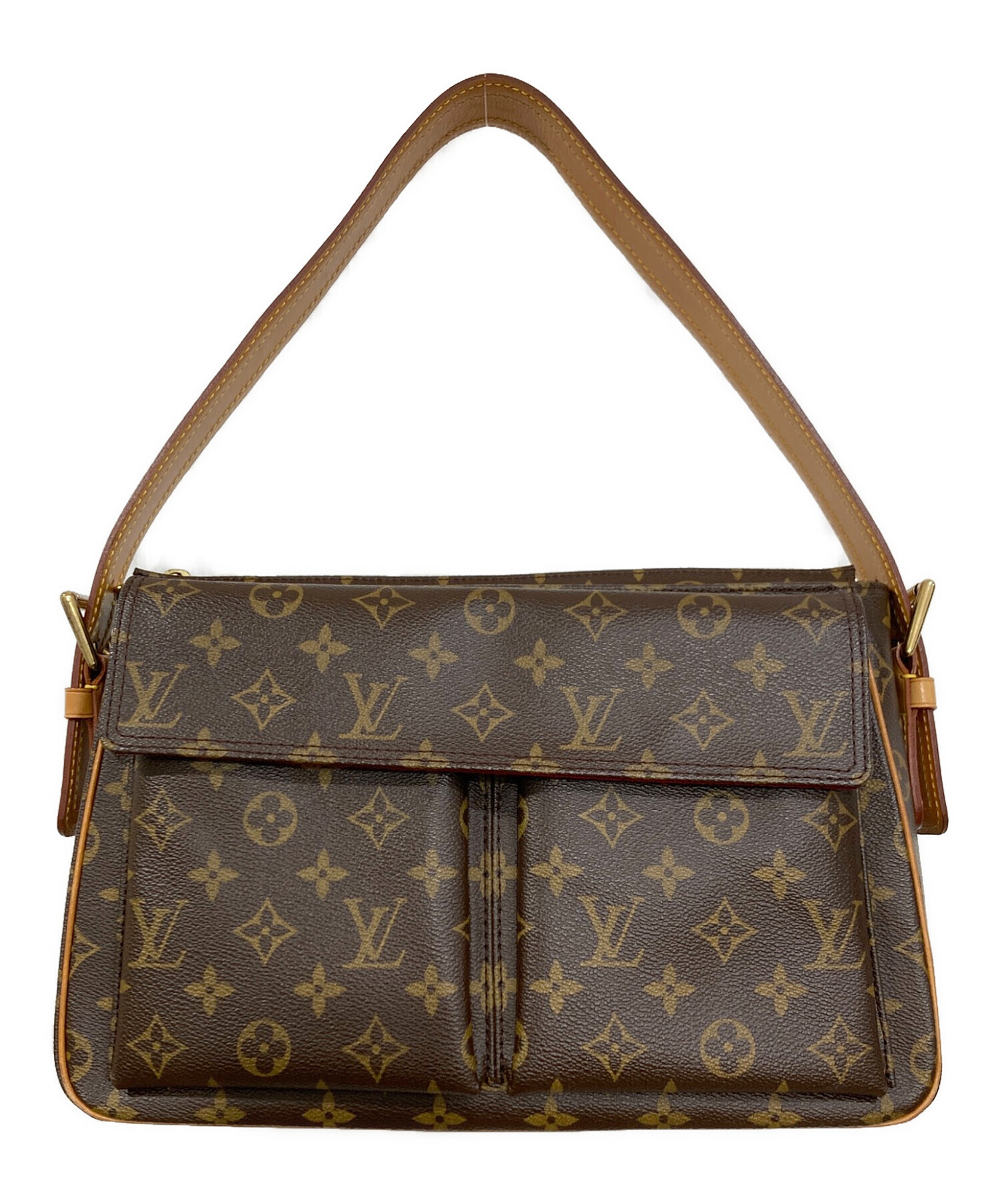 最終お値下げ中！Louis Vuitton ショルダーバッグ ダークブラウン 中古・古着通販】LOUIS VUITTON (ルイ ヴィトン) ショルダーバッグ