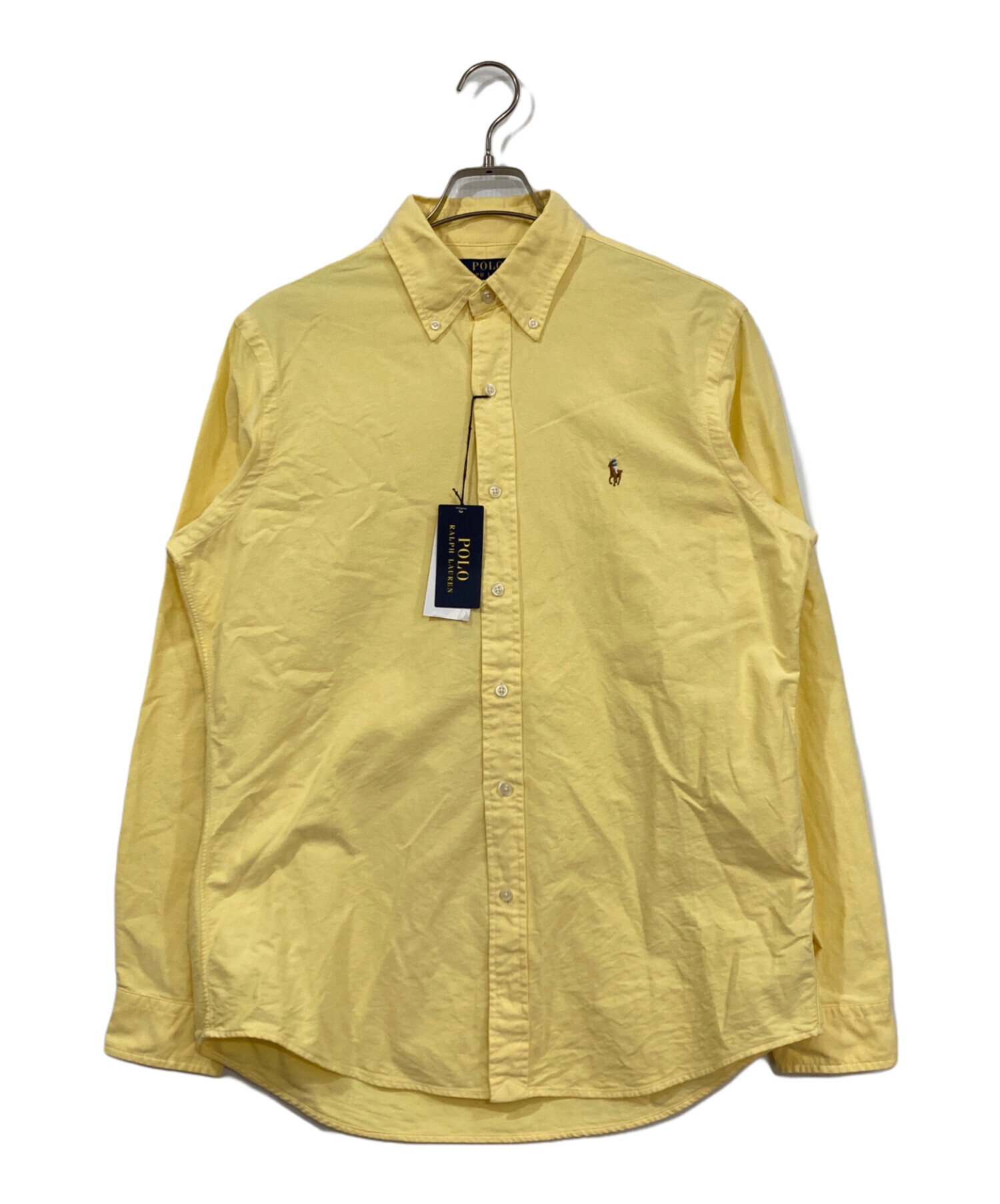 美品 ラルフローレン ボタンダウンシャツ イエロー オックスフォード 11号 L 中古・古着通販】POLO RALPH LAUREN (ポロ・ラルフローレン