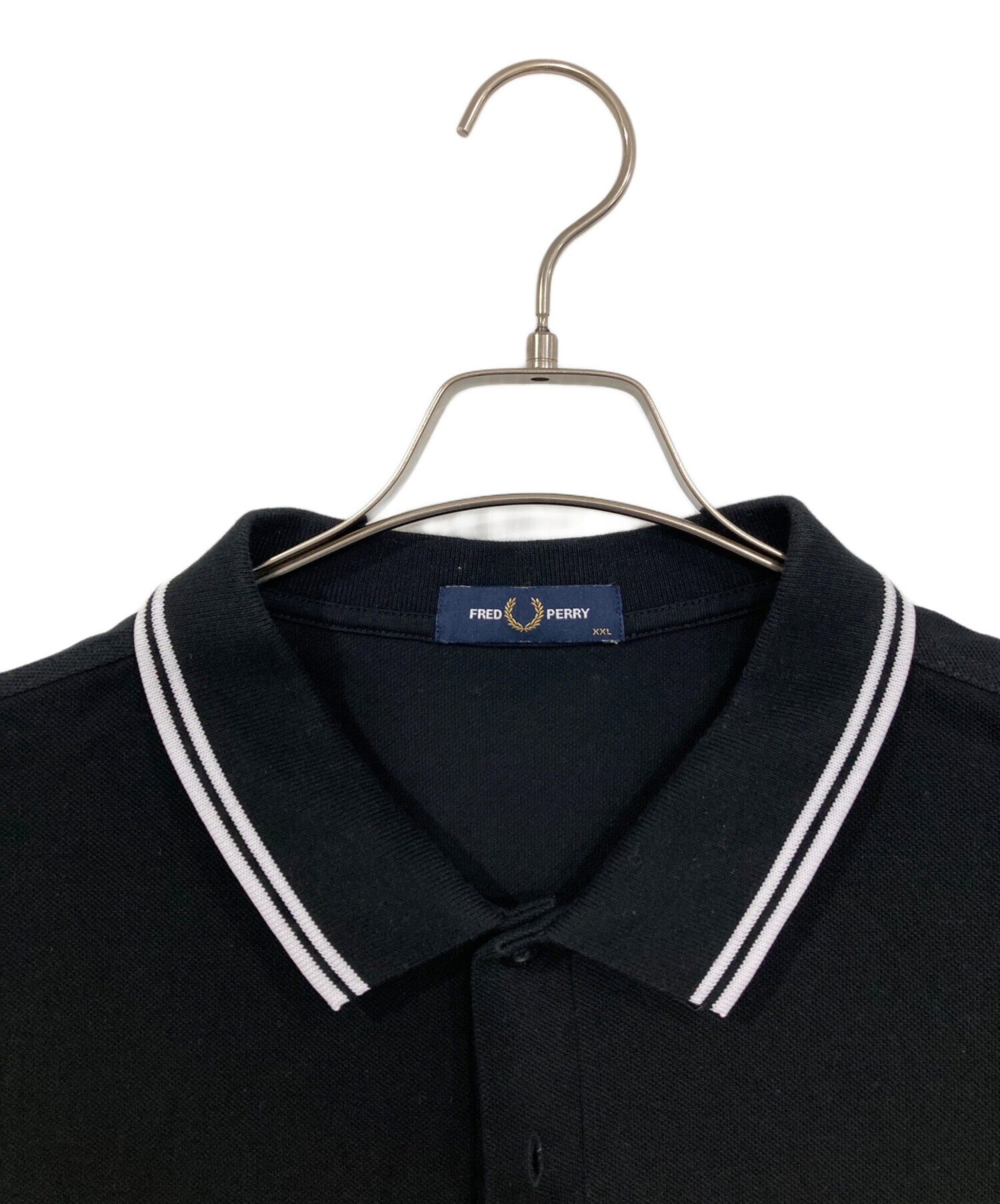 中古・古着通販】FRED PERRY (フレッドペリー) ポロシャツ ブラック 