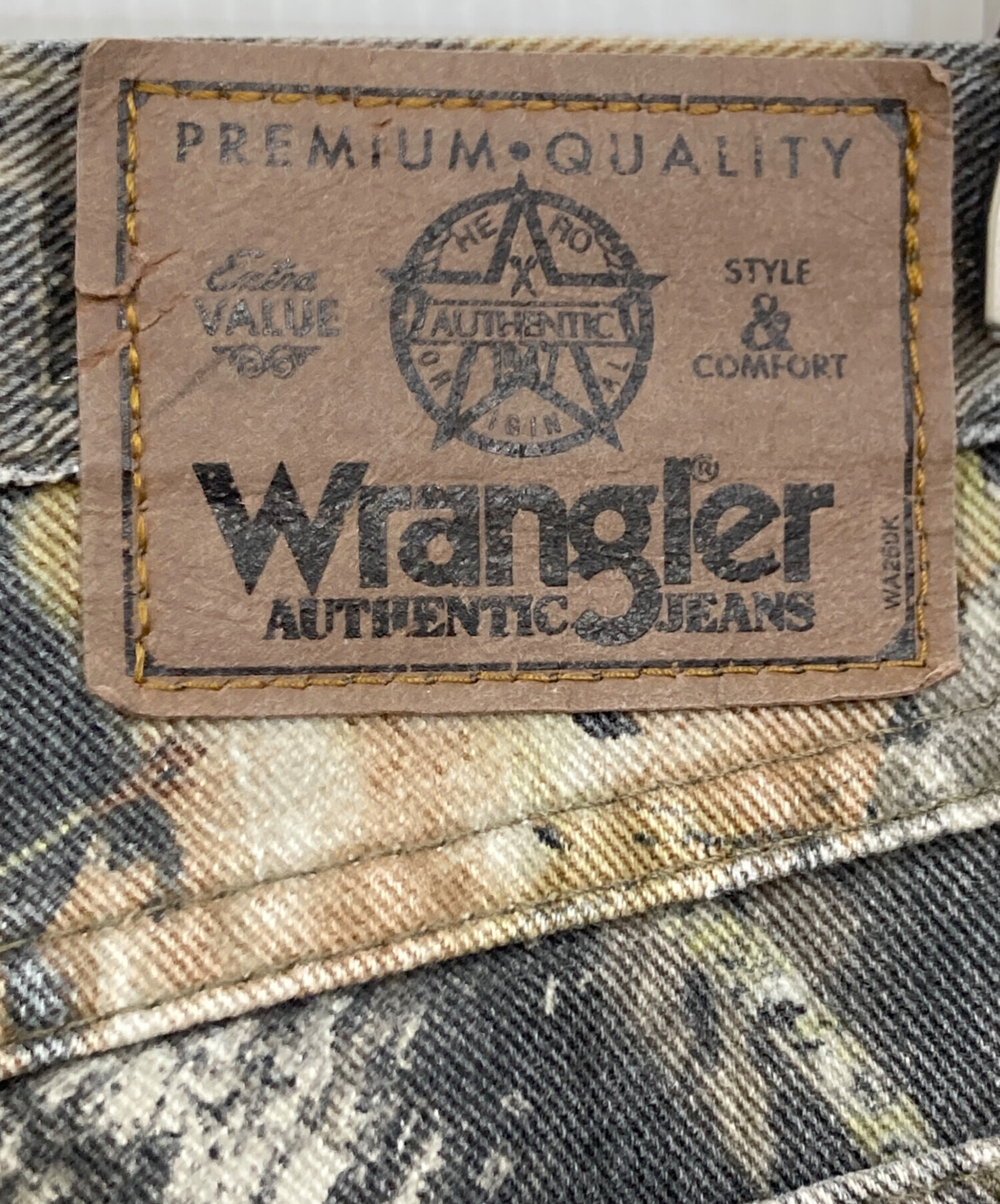 中古・古着通販】Wrangler (ラングラー) リアルツリーダブルニーパンツ
