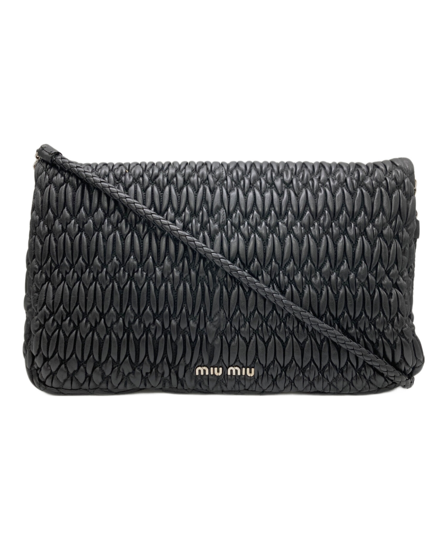 中古・古着通販】MIU MIU (ミュウミュウ) ナッパクリスタルワン