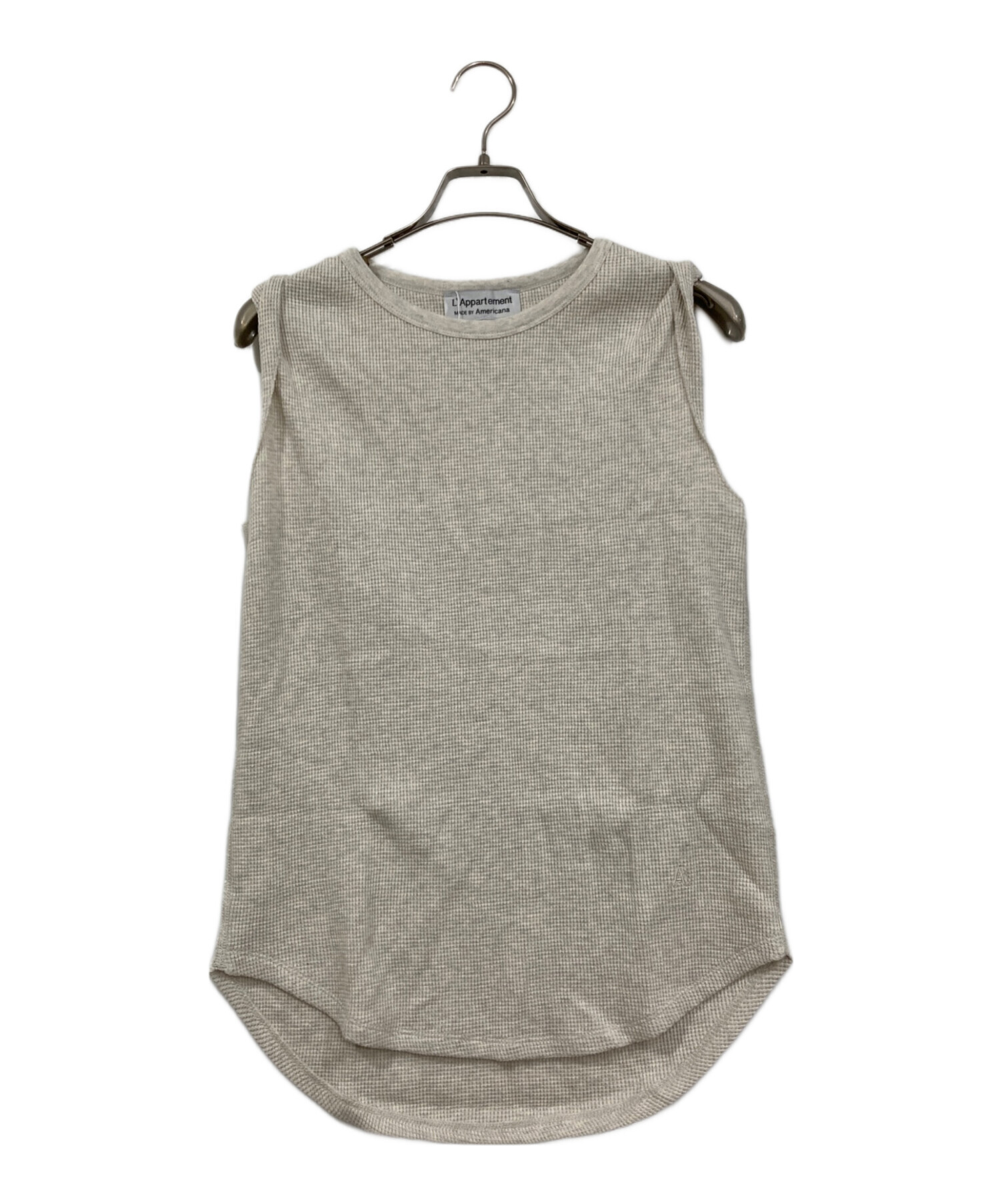 中古・古着通販】Americana (アメリカーナ) Thermal N/S TOP ベージュ  