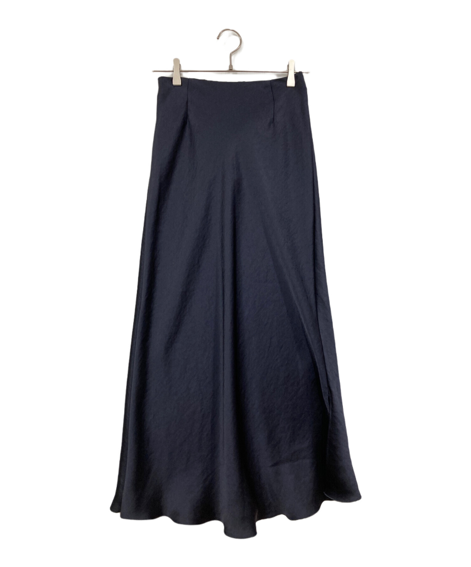 IENA ダブルサテンスカート 36 ブラック サテン生地とは