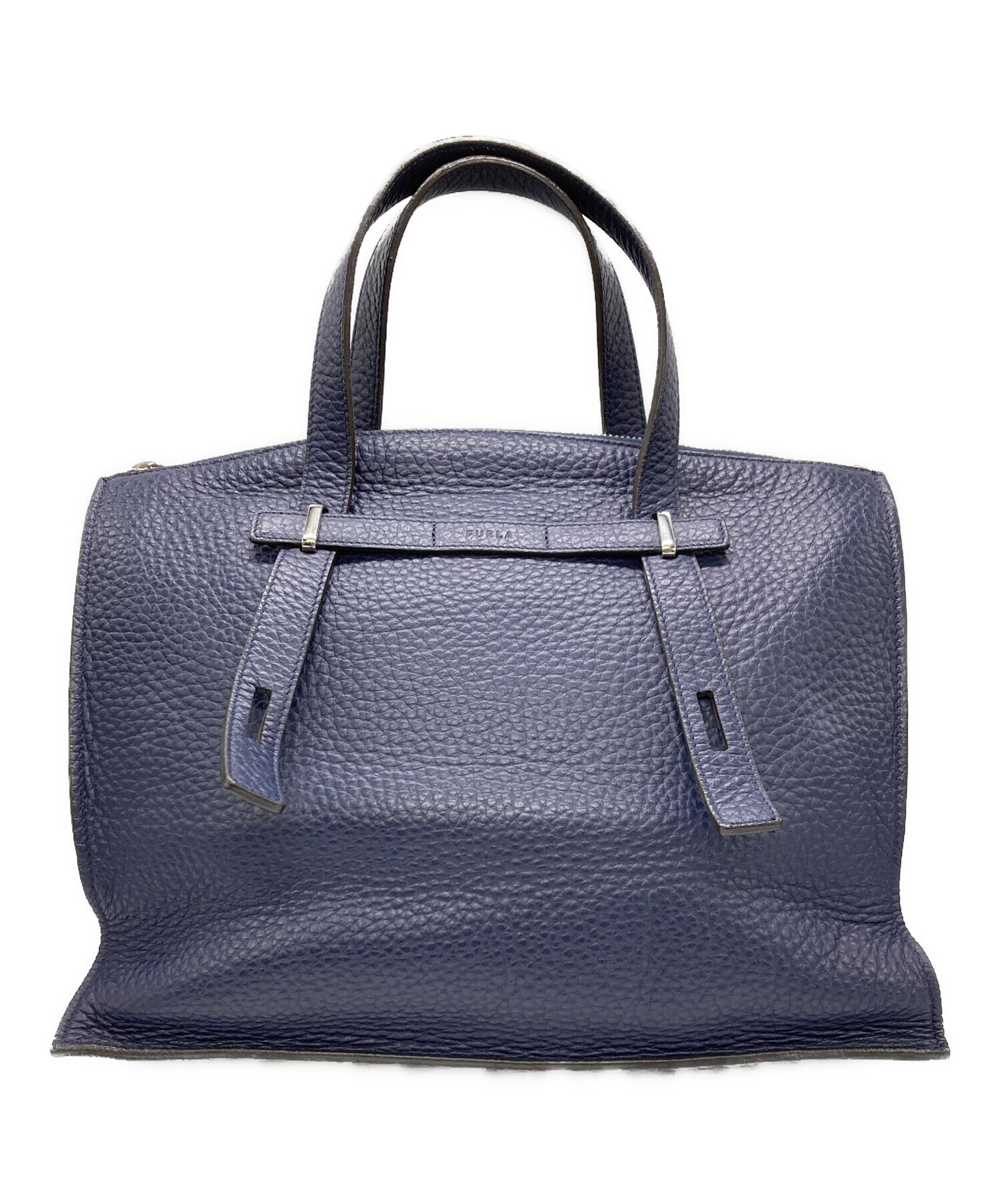 中古・古着通販】FURLA (フルラ) ハンドバッグ ネイビー｜ブランド 