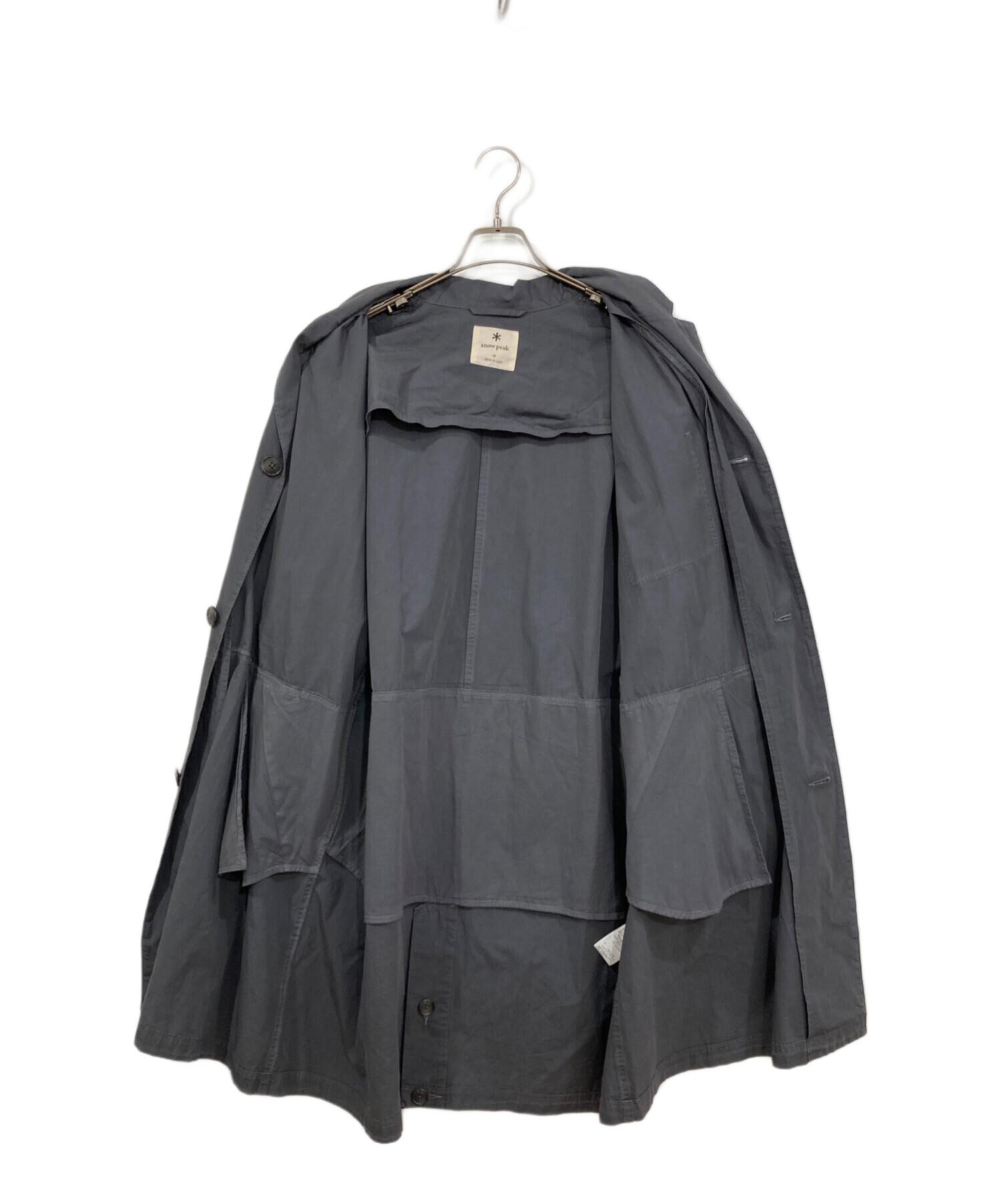 【中古・未使用品】スノーピーク Cotton Silk Jacquard Coat ロングコート M グレー メンズ  Peak アウター 楽天市場】【中古・未使用品】スノーピーク Cotton Silk Jacquard Coat