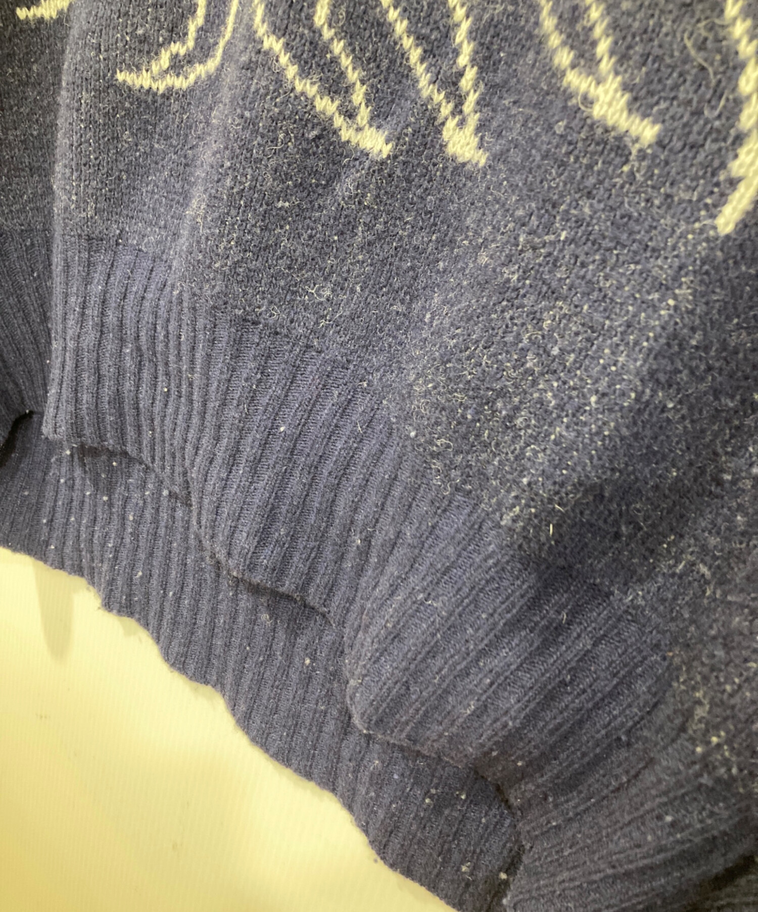中古・古着通販】DAIRIKU (ダイリク) パンサーデザインVネックニット 