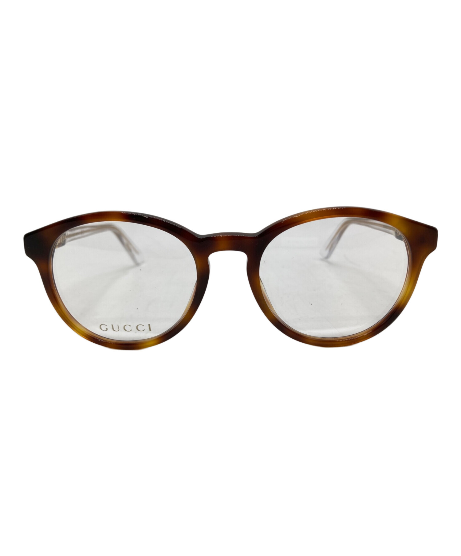 中古・古着通販】GUCCI (グッチ) 伊達眼鏡 ブラウン×クリア サイズ 
