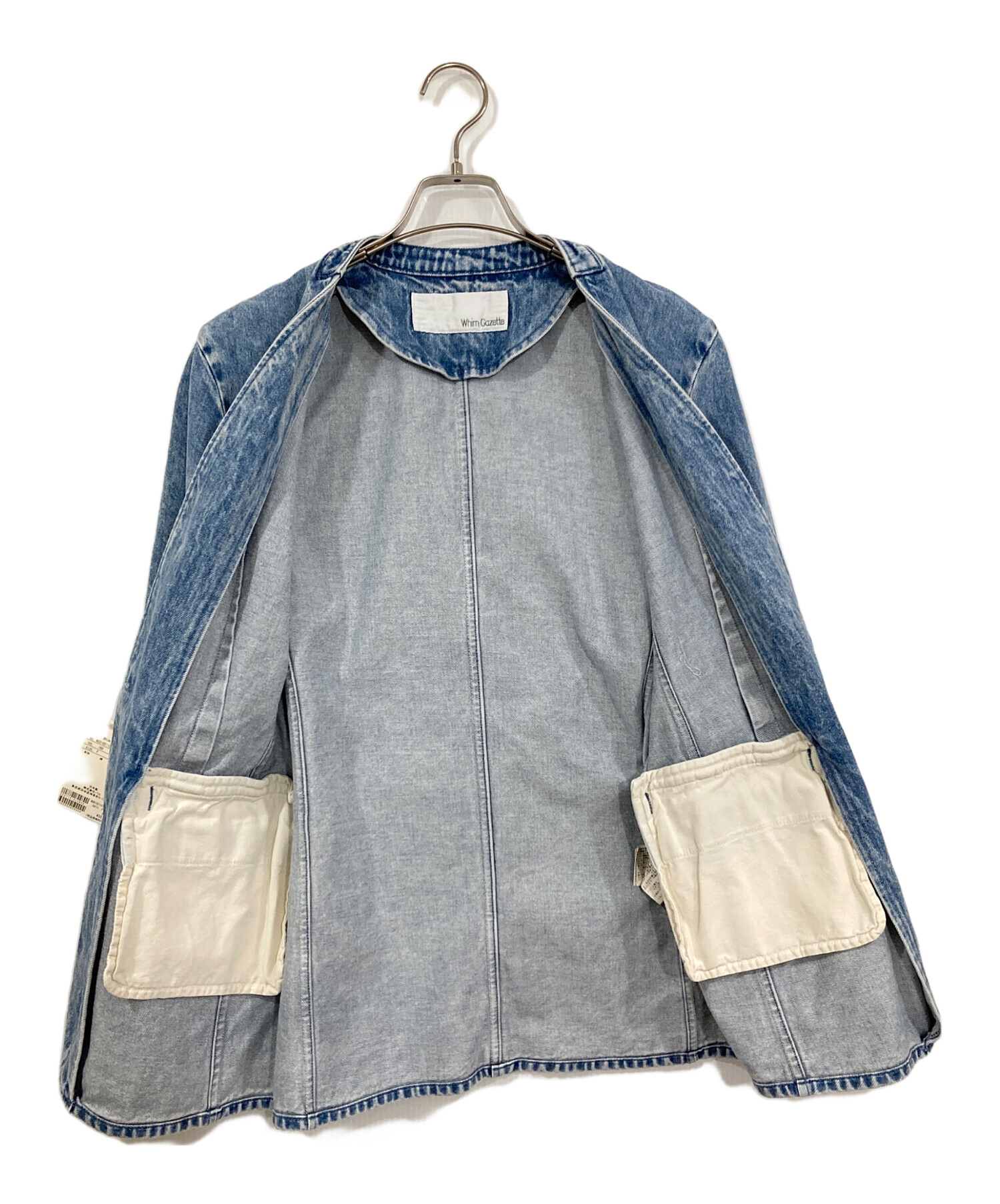 中古・古着通販】Whim Gazette (ウィムガゼット) DENIMノーカラー