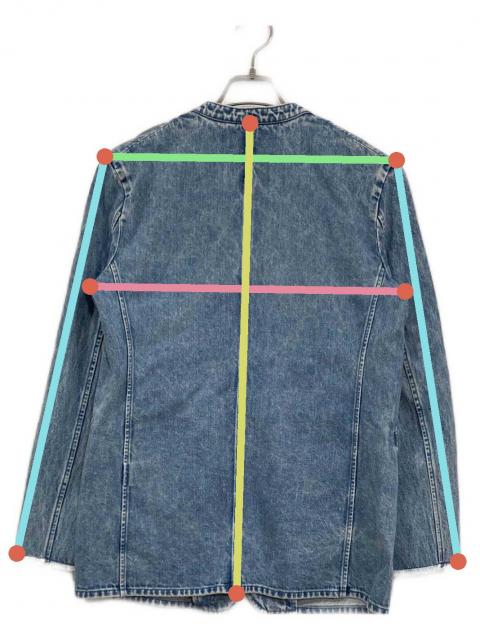 中古・古着通販】Whim Gazette (ウィムガゼット) DENIMノーカラー