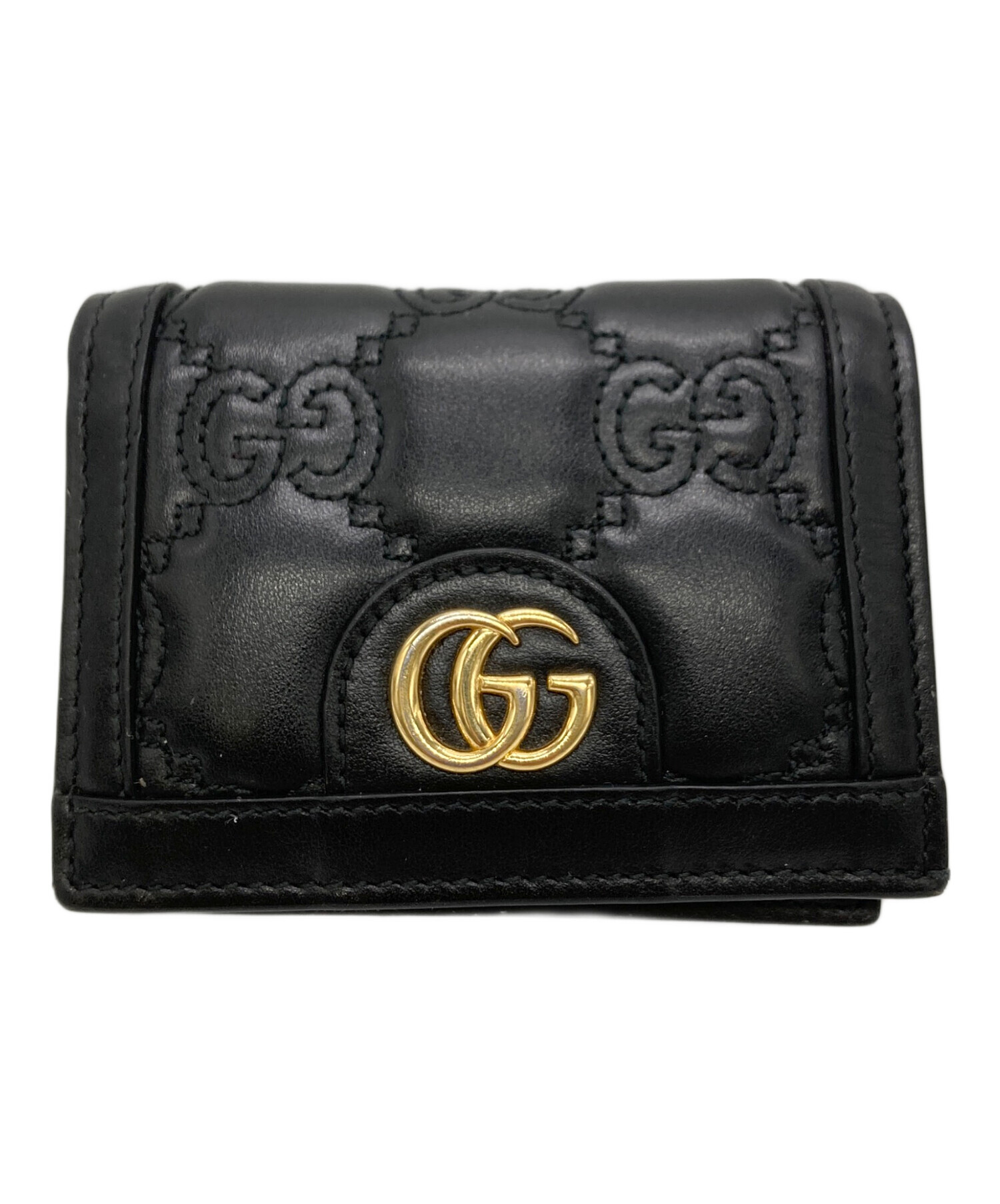 中古・古着通販】GUCCI (グッチ) GGマトラッセカードケース 中古・古着通販】GUCCI (グッチ) GGマトラッセカードケース