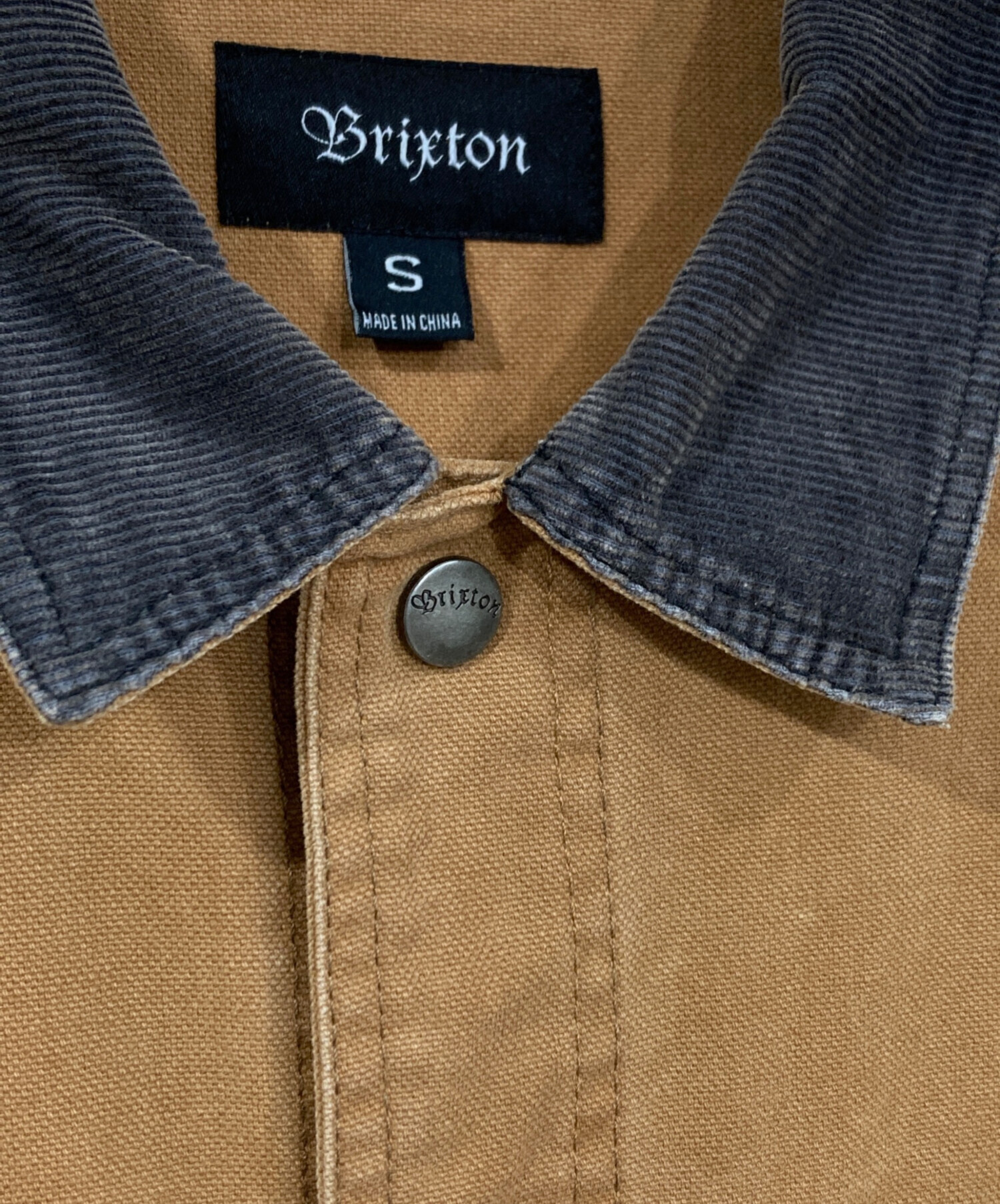 中古・古着通販】BRIXTON (ブリクストン) カバーオール ブラウン 