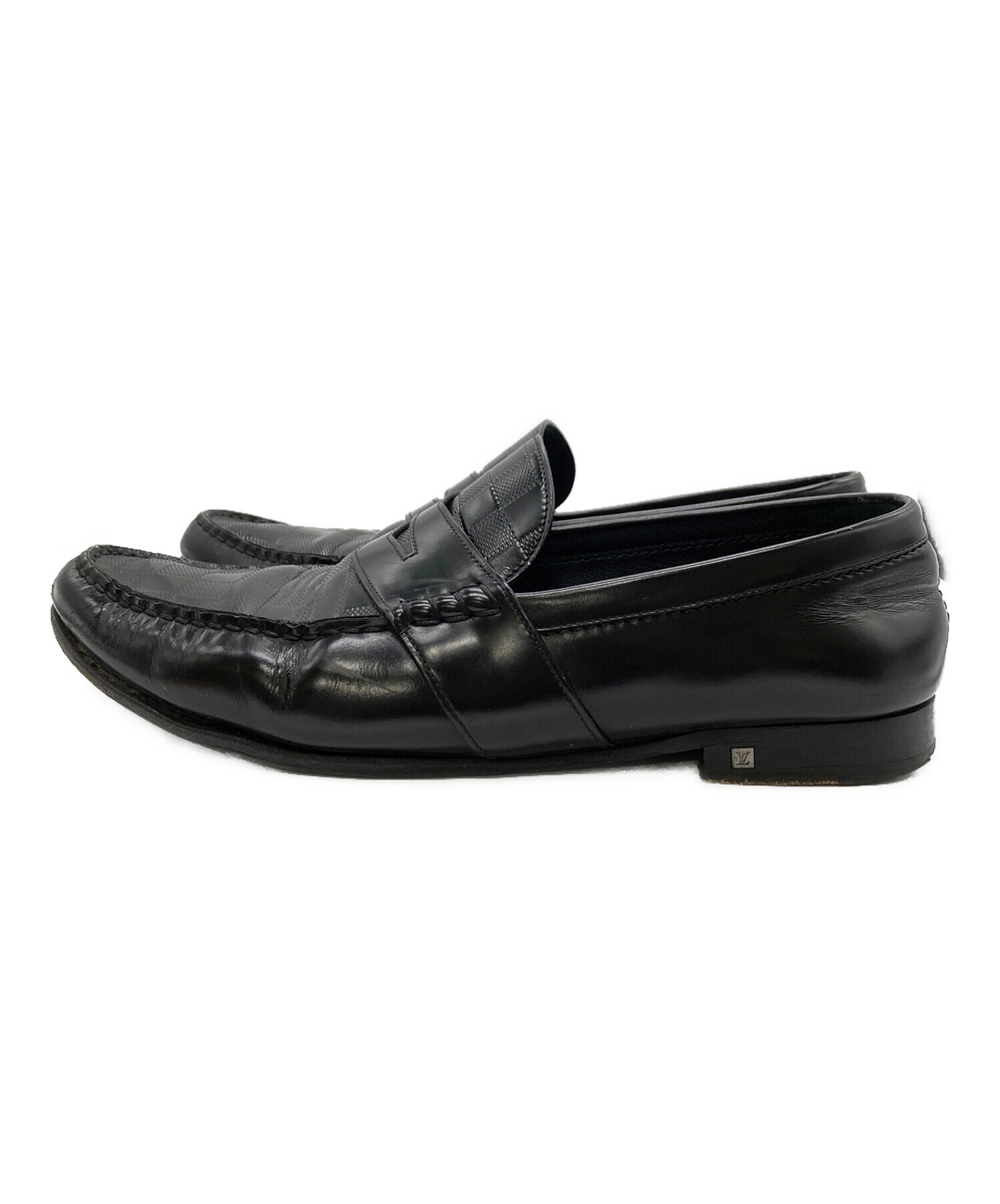 中古・古着通販】LOUIS VUITTON (ルイ ヴィトン) ダミエローファー 