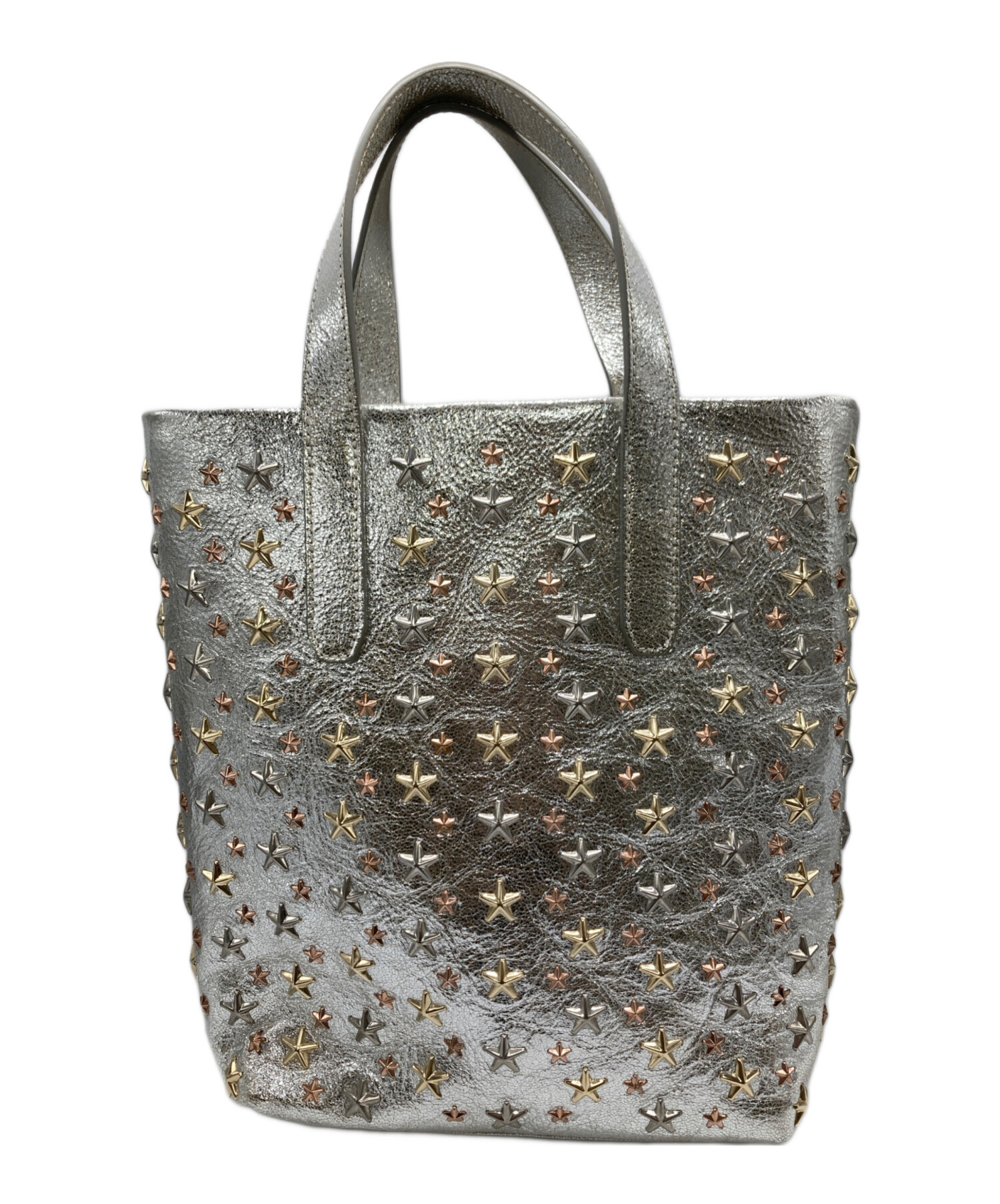 中古・古着通販】JIMMY CHOO (ジミーチュウ) 2WAYバッグ シルバー