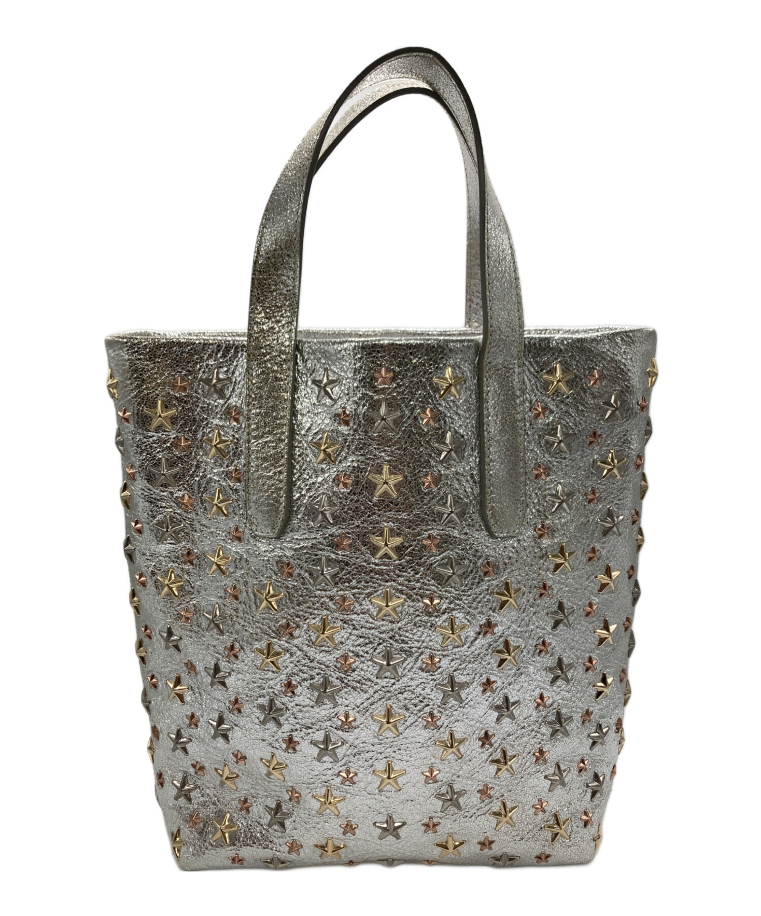 中古・古着通販】JIMMY CHOO (ジミーチュウ) 2WAYバッグ シルバー