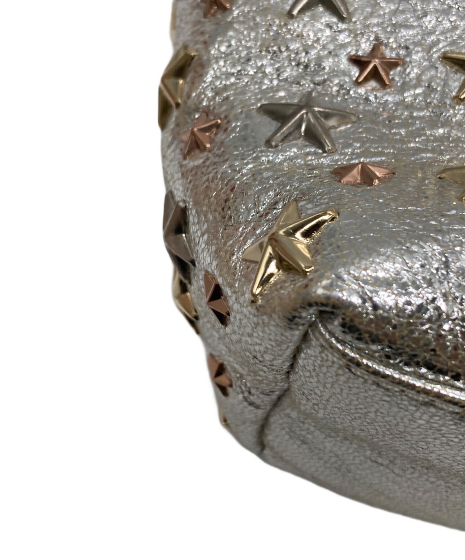 中古・古着通販】JIMMY CHOO (ジミーチュウ) 2WAYバッグ シルバー