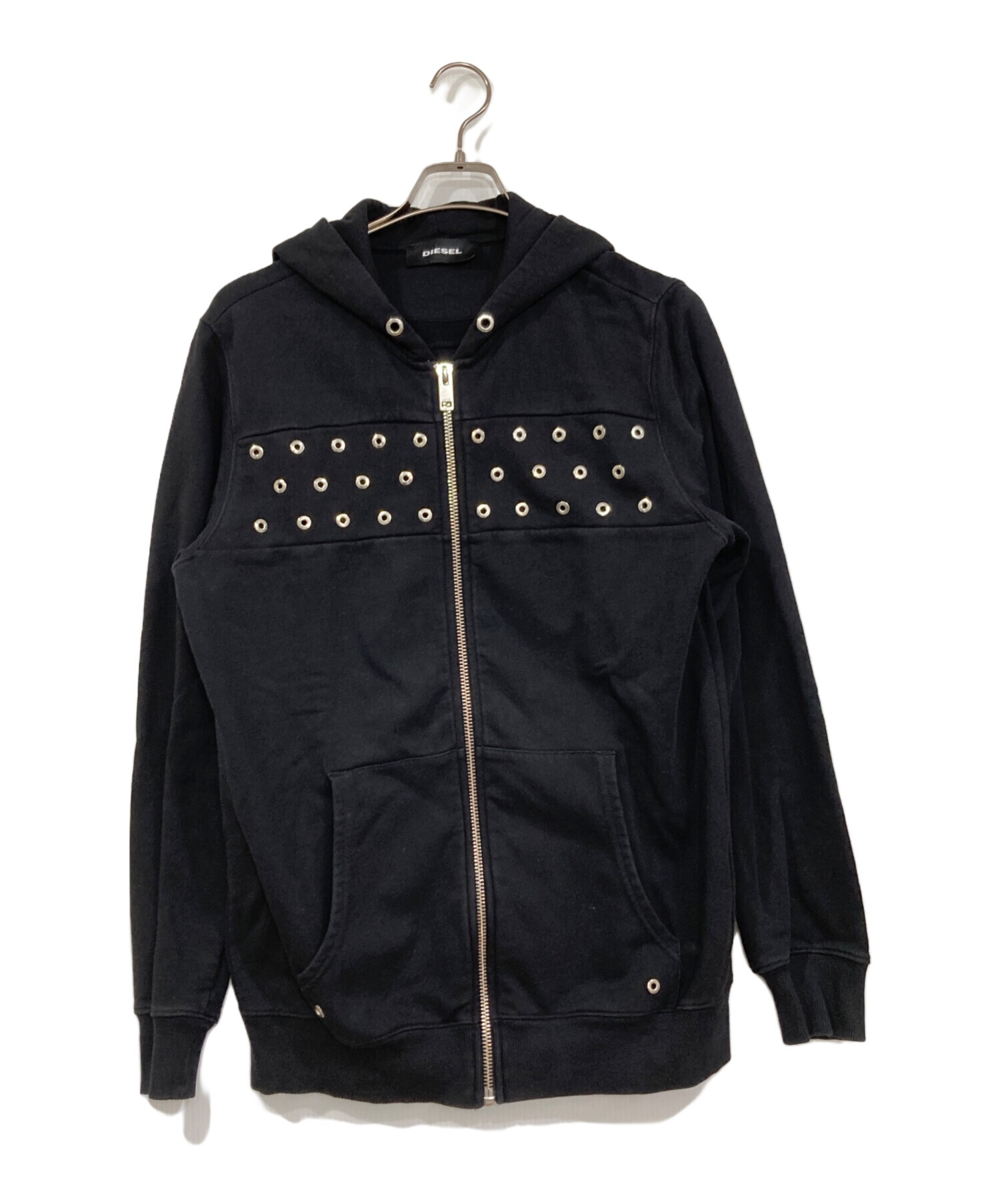 中古・古着通販】DIESEL (ディーゼル) ハトメデザインパーカー 