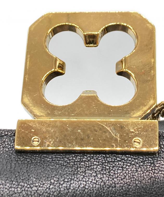 【美品】クロエ エルシー チェーンショルダーバッグ 黒 Chloe 保証カード付 中古・古着通販】Chloe (クロエ) エルシーチェーンショルダーバッグ