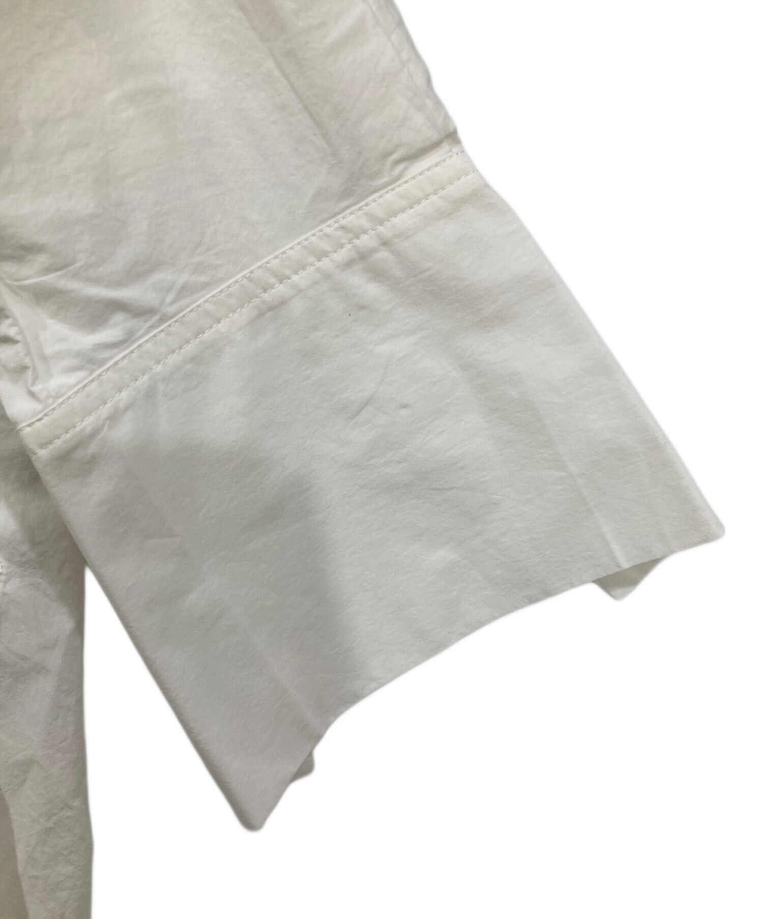 プルミエアロンディスモン　タイプライターカフタンロングシャツ　サイズ38 プルミエアロンディスモン タイプライターカフタンロングシャツ サイズ