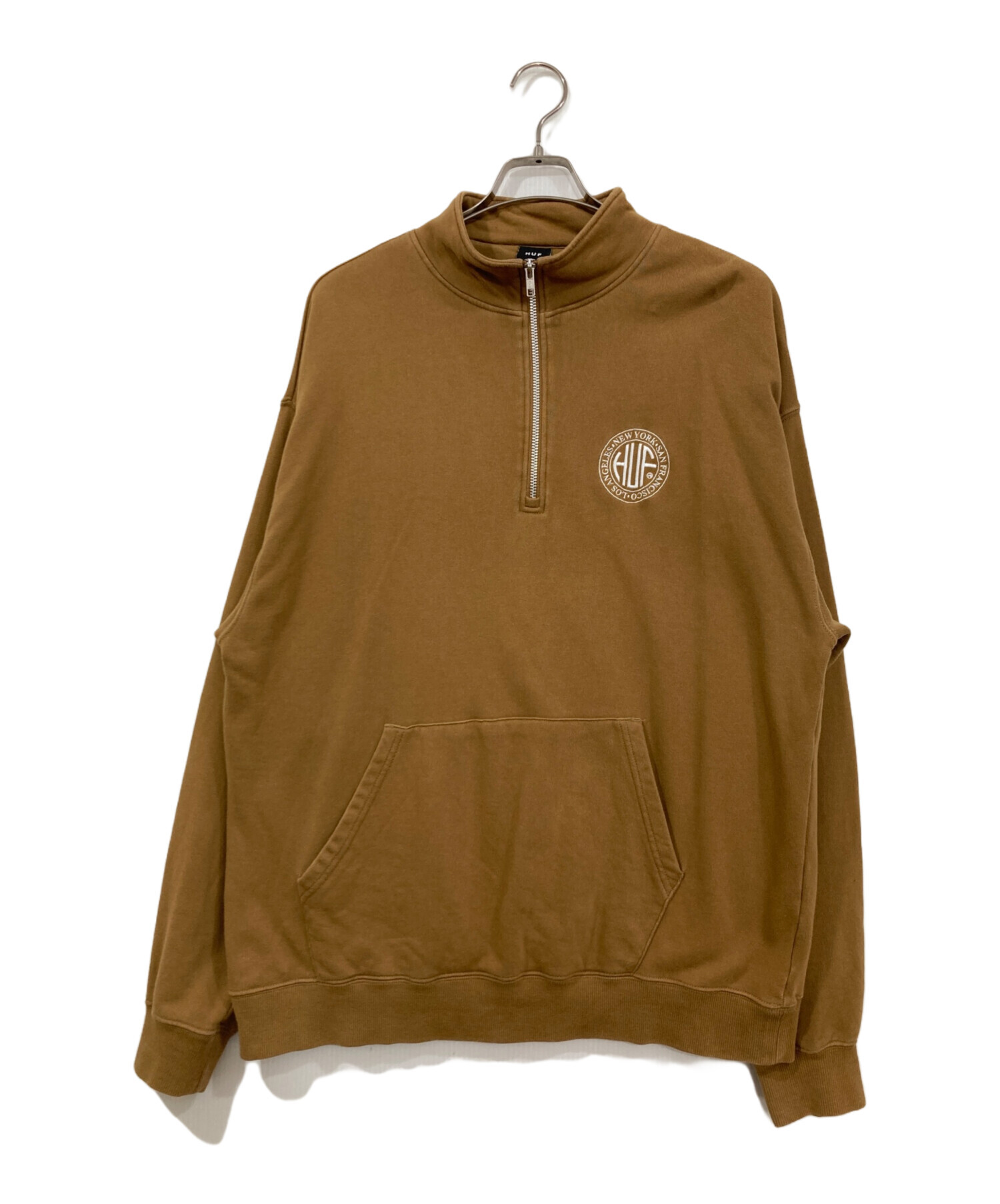HUF(ハフ) HUF ハーフジップ XL ⁄ HUF OR DIE HALF ZIP⁄ハーフジップ⁄