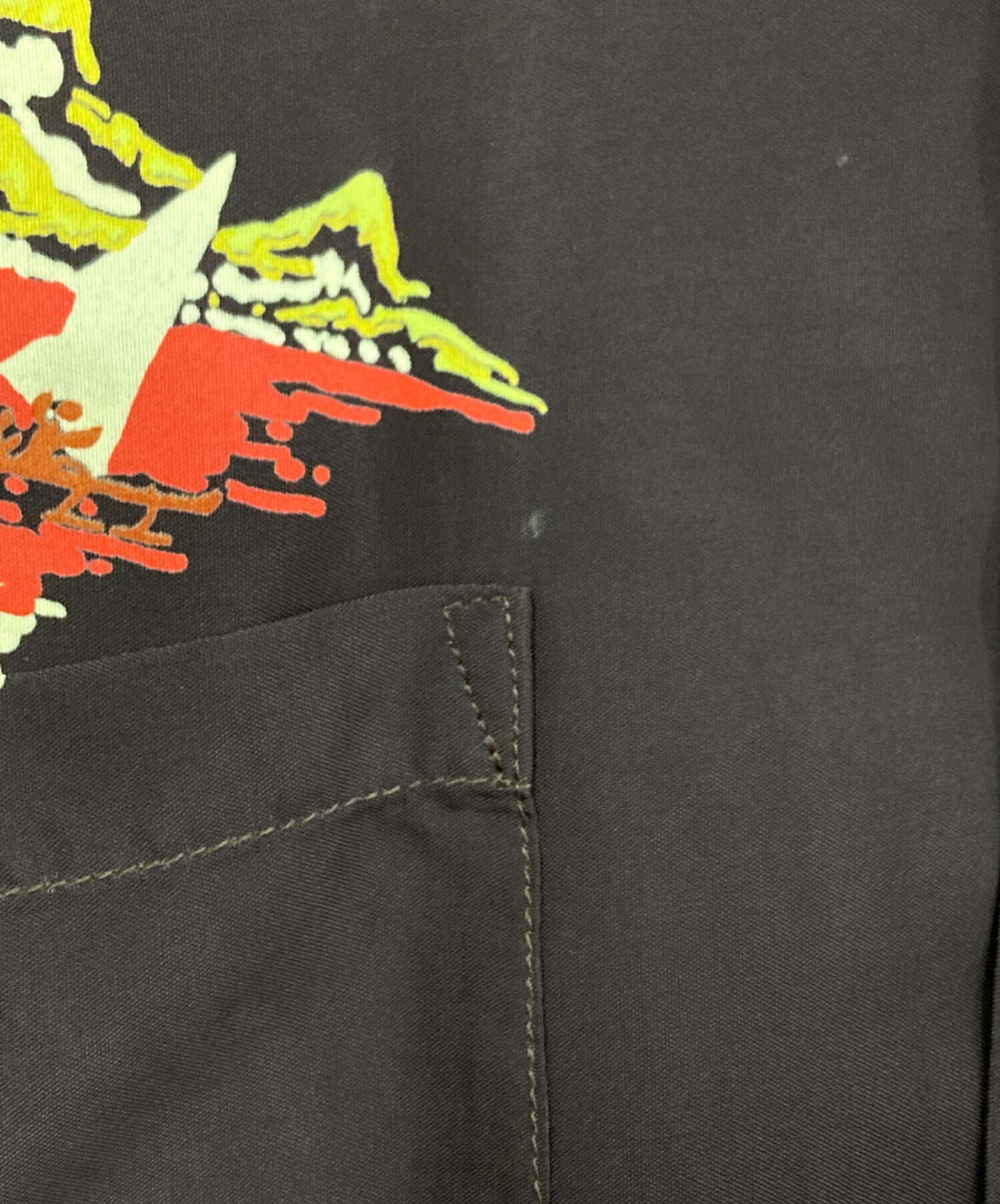 中古・古着通販】Sun Surf (サンサーフ) 長袖アロハシャツ ブラウン