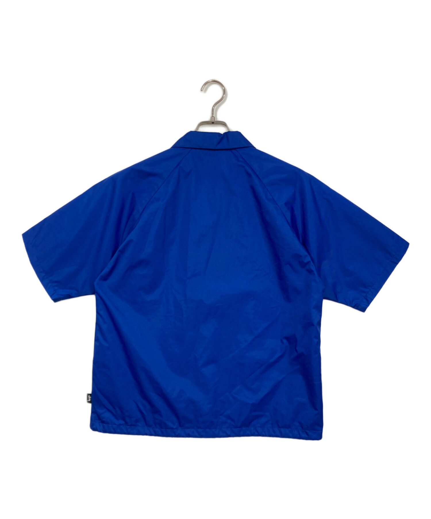 中古・古着通販】stussy (ステューシー) 半袖コーチジャケット ブルー 
