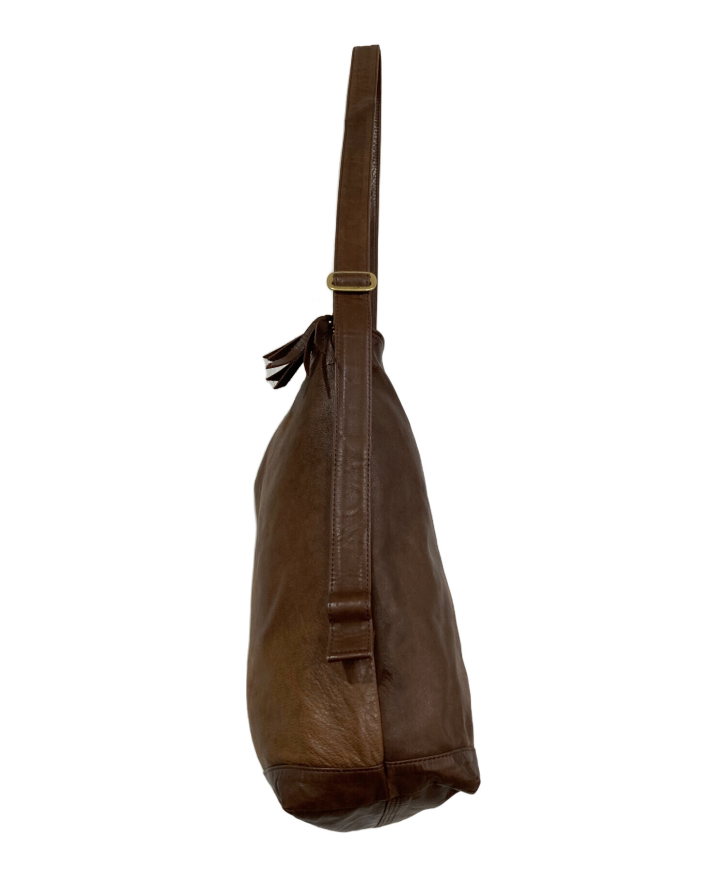 中古・古着通販】PORTER (ポーター) 2WAYレザーバッグ ブラウン