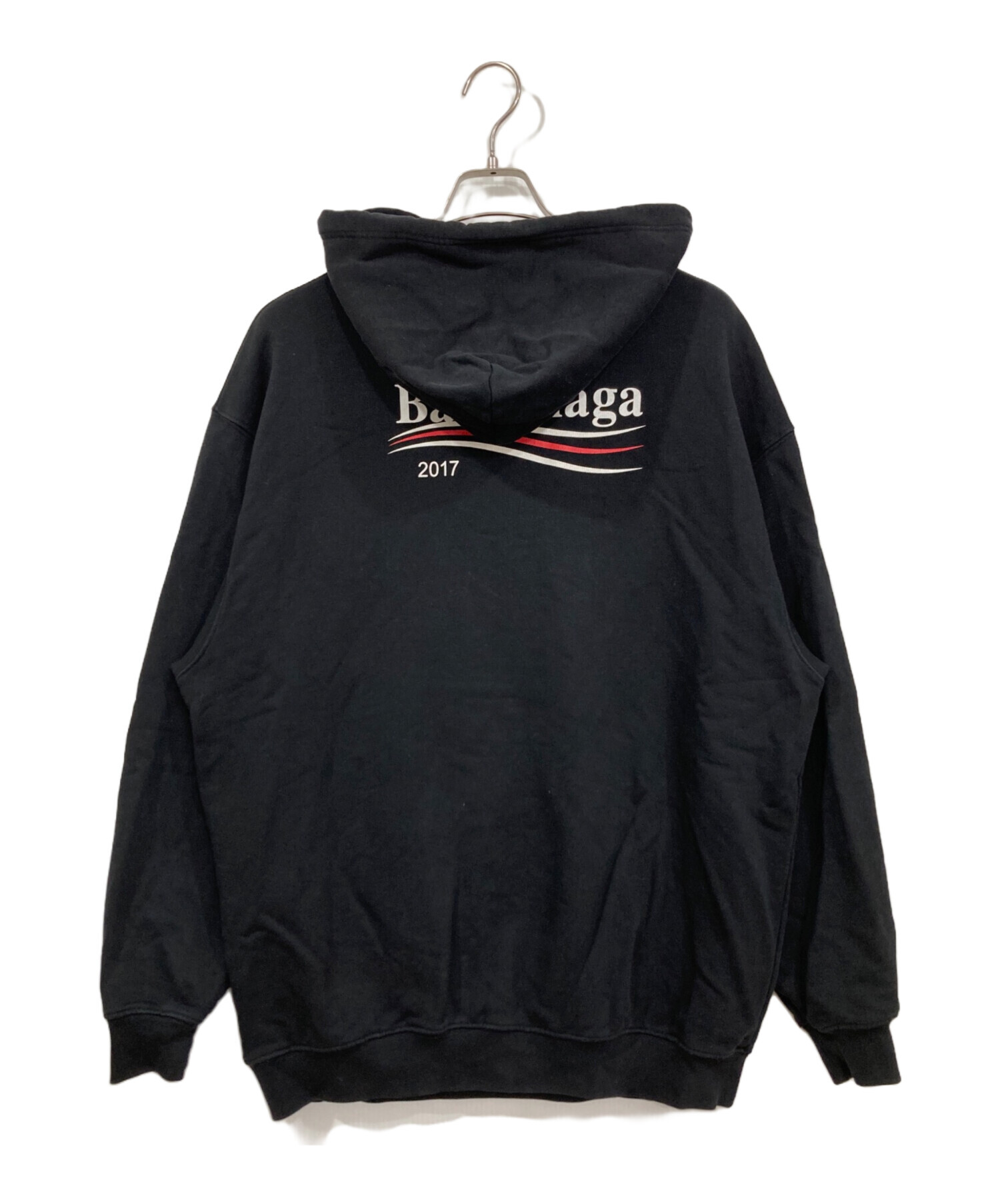 BALENCIAGA 17FW 旧ロゴ パーカー 中古・古着通販】BALENCIAGA (バレンシアガ) 17AW キャンペーンロゴ