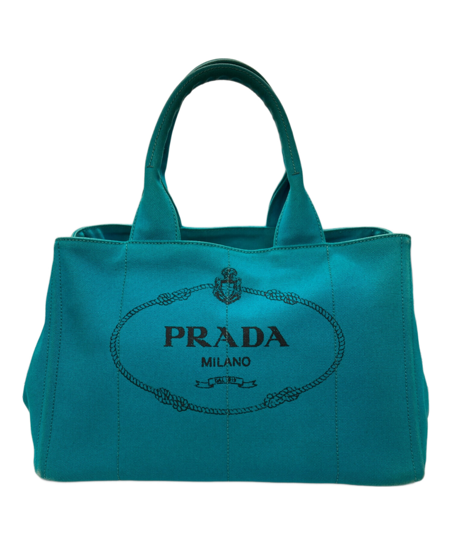 中古・古着通販】PRADA (プラダ) カナパトートバッグM ブルー 