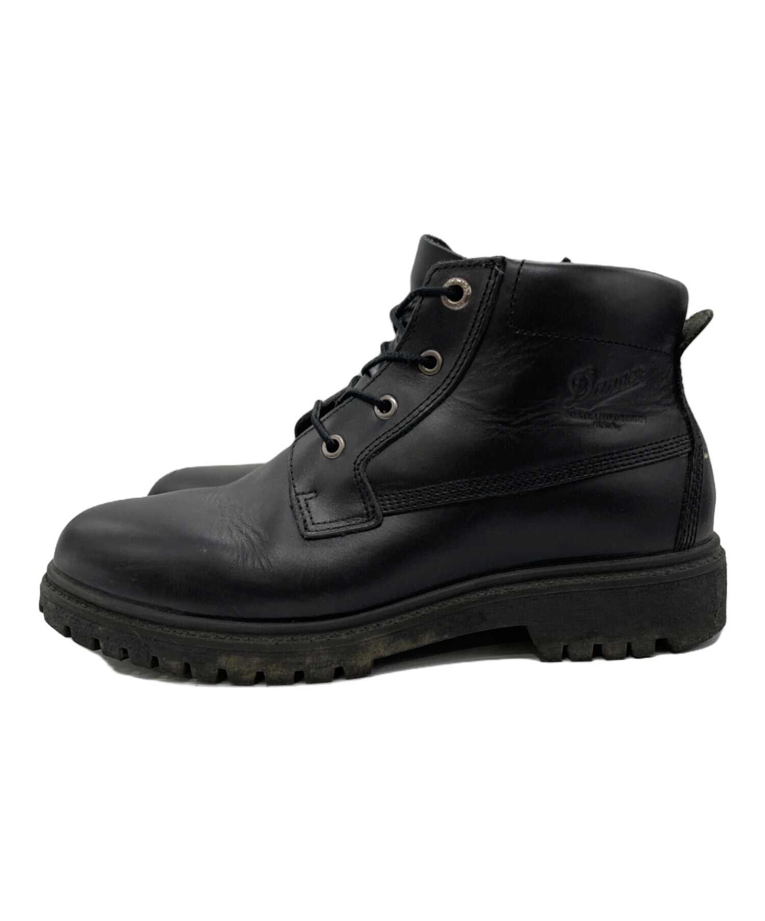 中古・古着通販】Danner (ダナー) ワークブーツ ブラック サイズ 中古・古着通販】Danner (ダナー) ワークブーツ ブラック サイズ