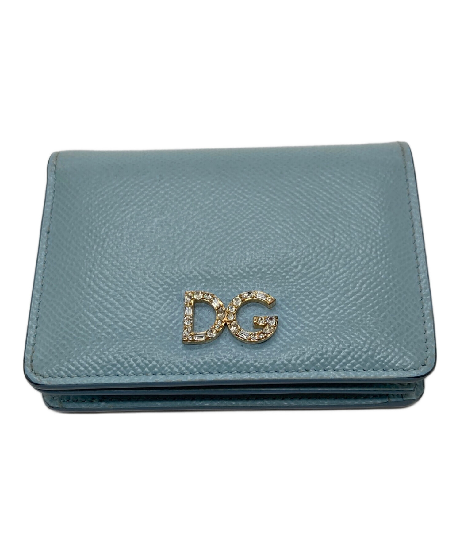 未使用　DOLCE&GABBANA ドルチェ＆ガッバーナ　レザー二つ折り財布　白 中古・古着通販】DOLCE & GABBANA (ドルチェ＆ガッバーナ) 2つ折り財布