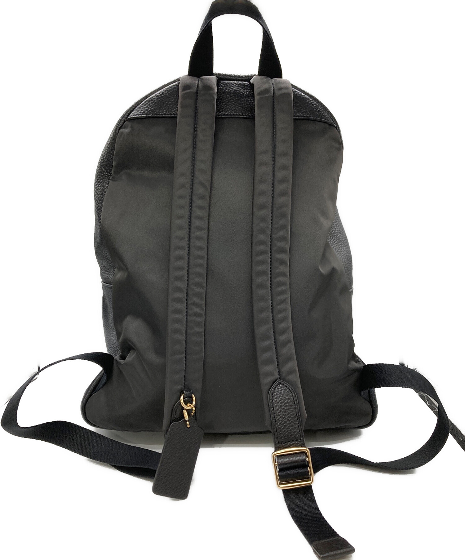 中古・古着通販】COACH (コーチ) レザーリュック ブラック｜ブランド