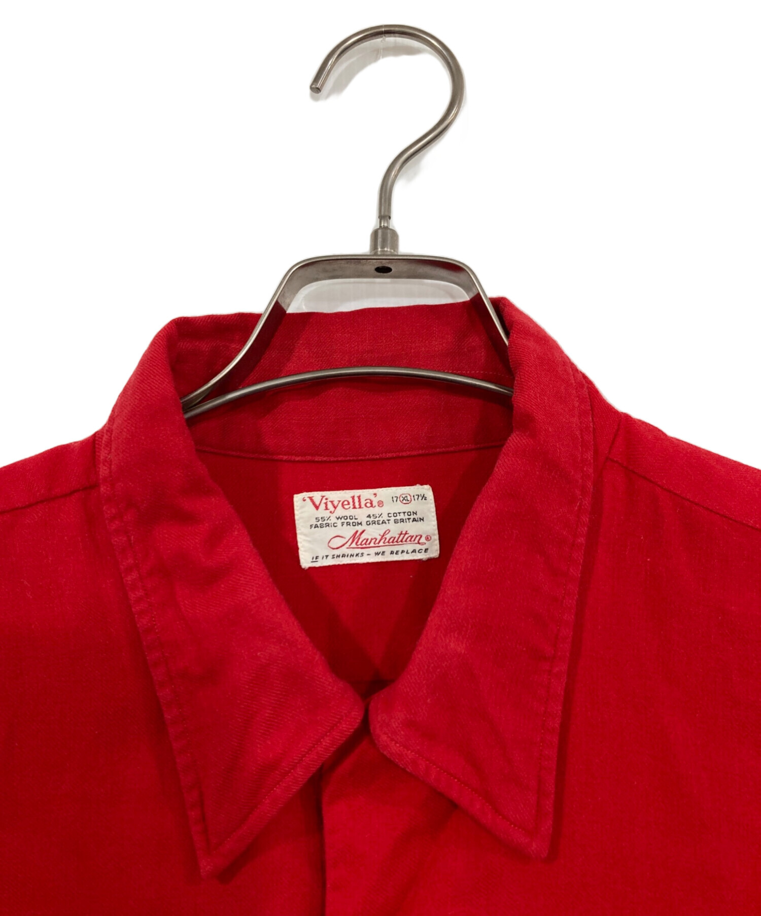 中古・古着通販】Viyella (ヴァイエラ) 60sヴィンテージ開襟シャツ