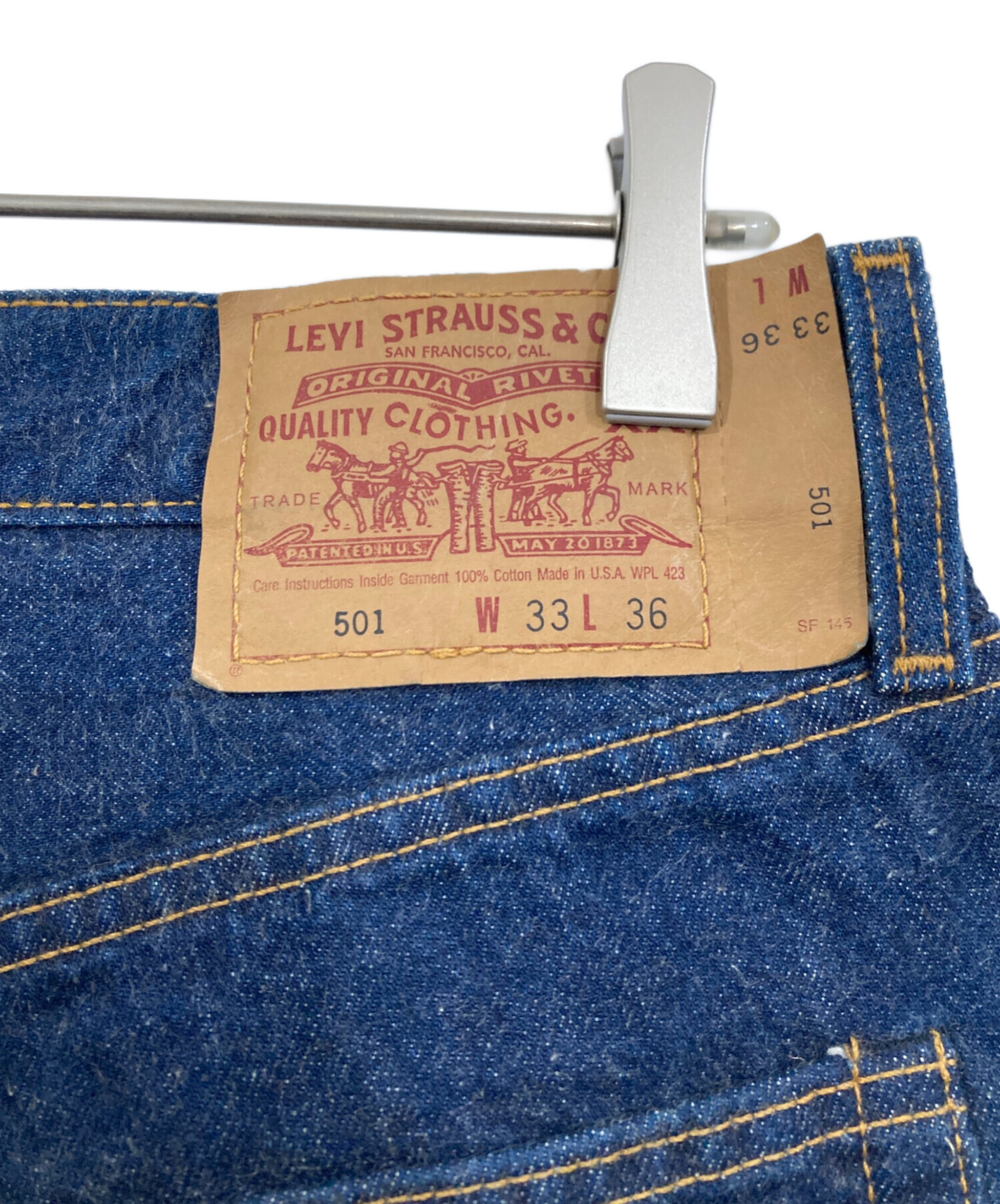か*そ様 【未使用】W33 L30 セルビッチ LEVI'S 501ジーンズ Levi's 501 エディフィス別注 セルビッチ デニム 完売品 美品 W33