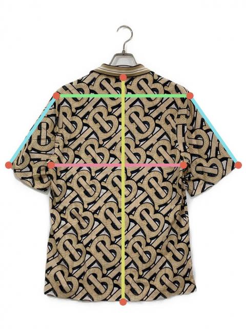 BURBERRY LONDON / Tissi period Cotton Shirt/半袖総柄/ポロシャツ/M/ロゴ/CML/8033262 中古・古着通販】BURBERRY LONDON (バーバリーロンドン) Tissi period