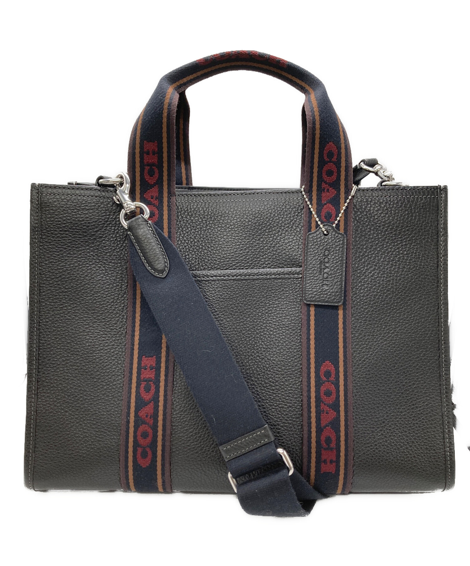 中古・古着通販】COACH (コーチ) スミストートバッグ ブラック