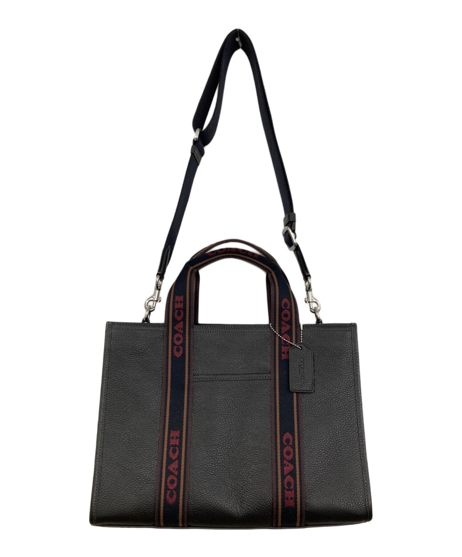 中古・古着通販】COACH (コーチ) スミストートバッグ ブラック